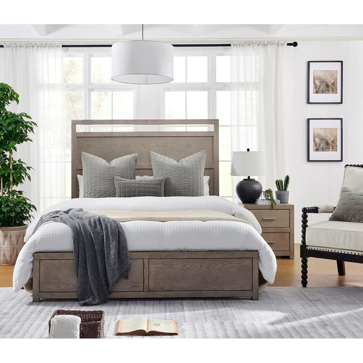 Funda de Almohada Euro COCOPLOCEUS 66x66 cm Set de 2 Gris