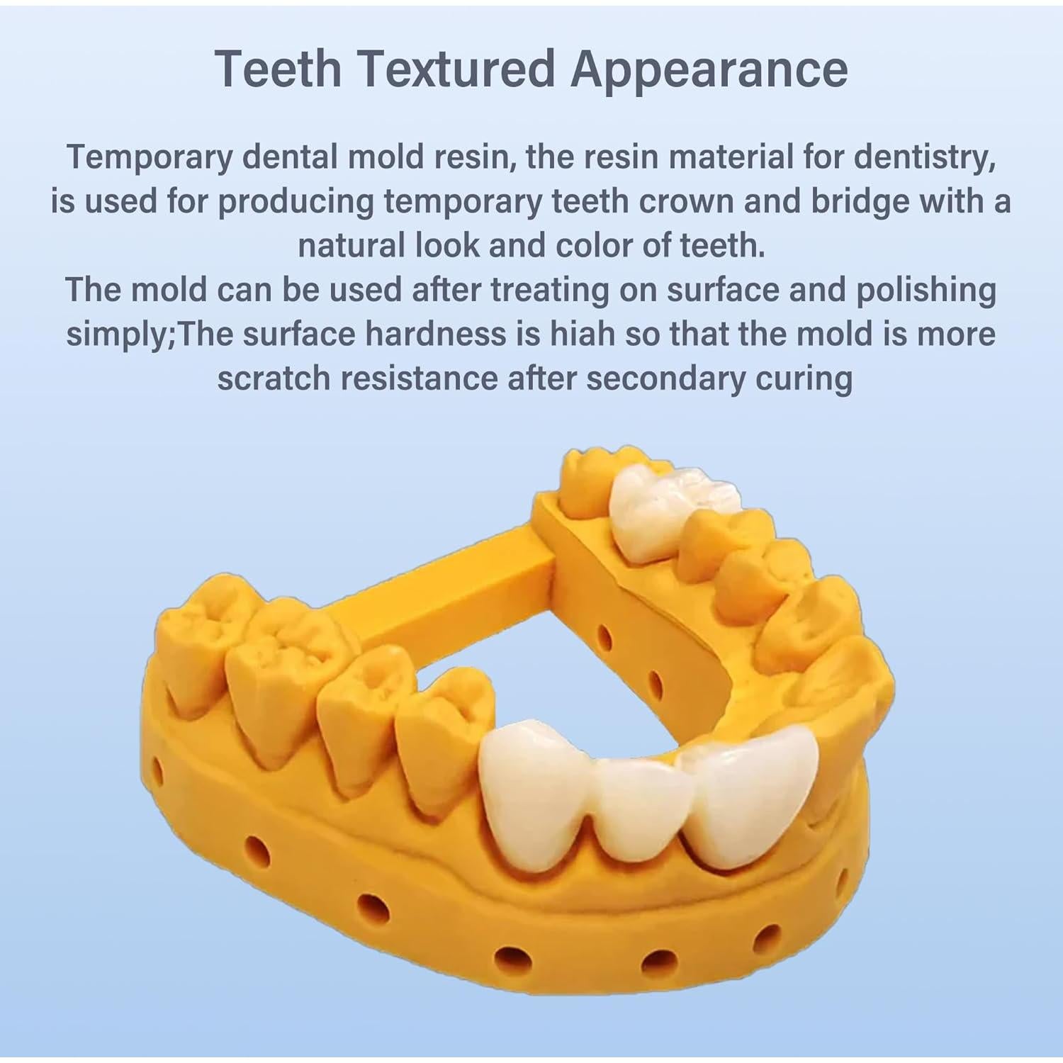 Resina Temporal Dental Antinsky A2 500g Alta Precisión