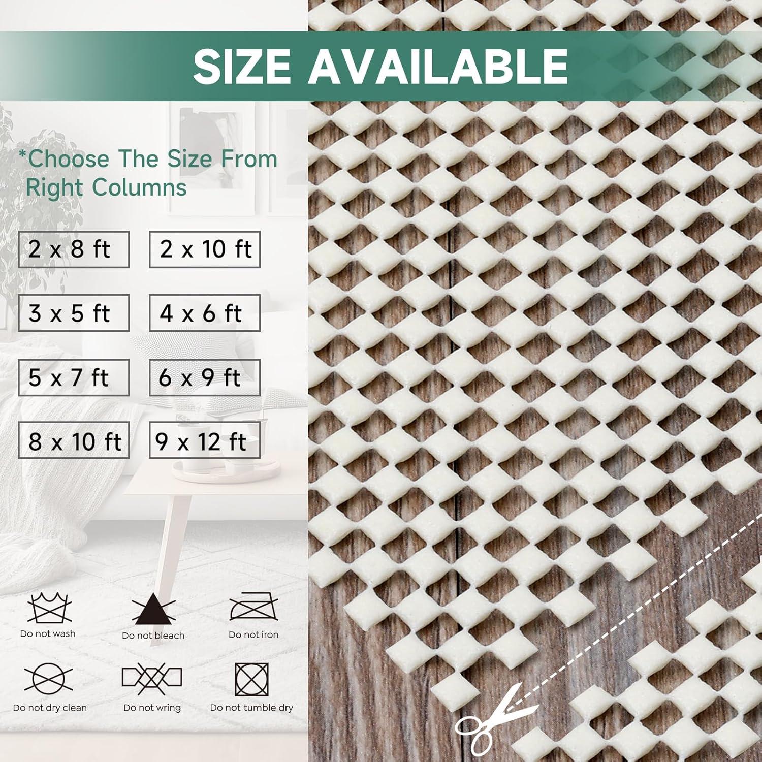 Almohadilla Antideslizante BALEINE 0.91m x 1.52m para Alfombra