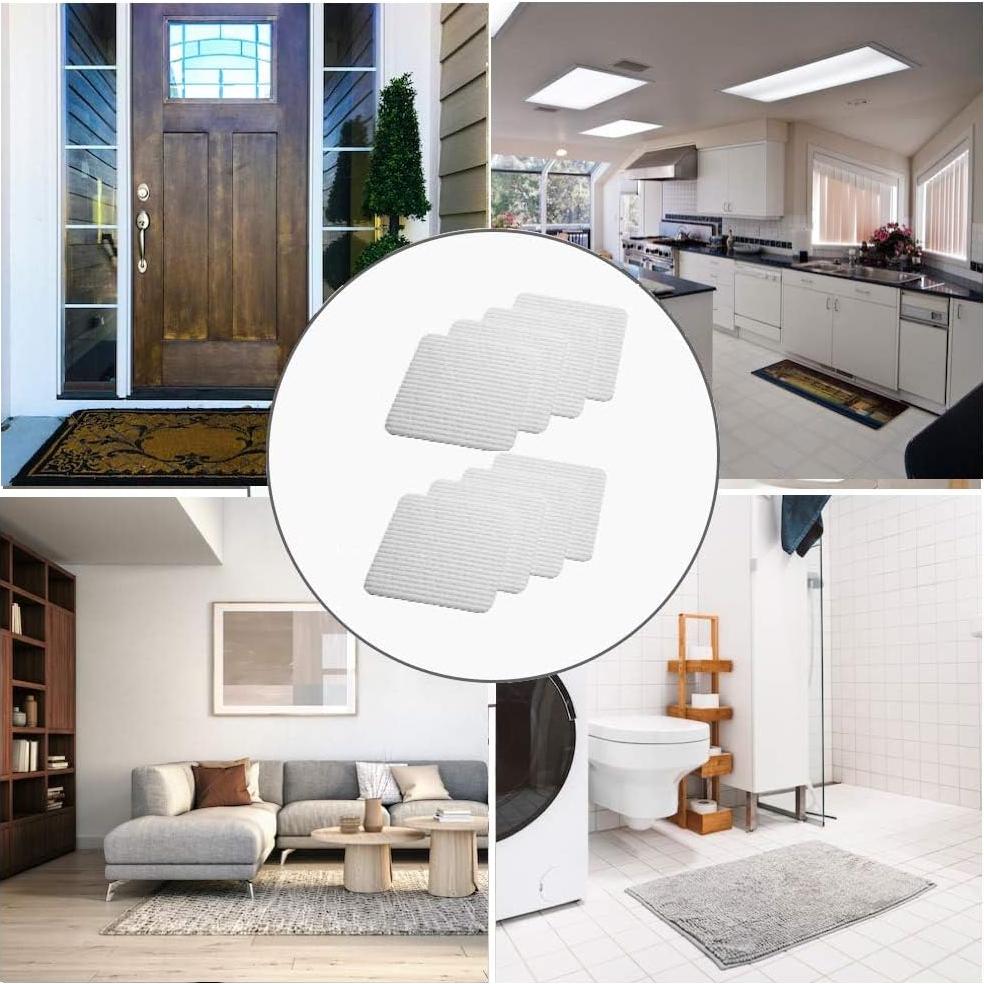 Grippers Antideslizantes Home Techpro para Alfombras - 4 Piezas