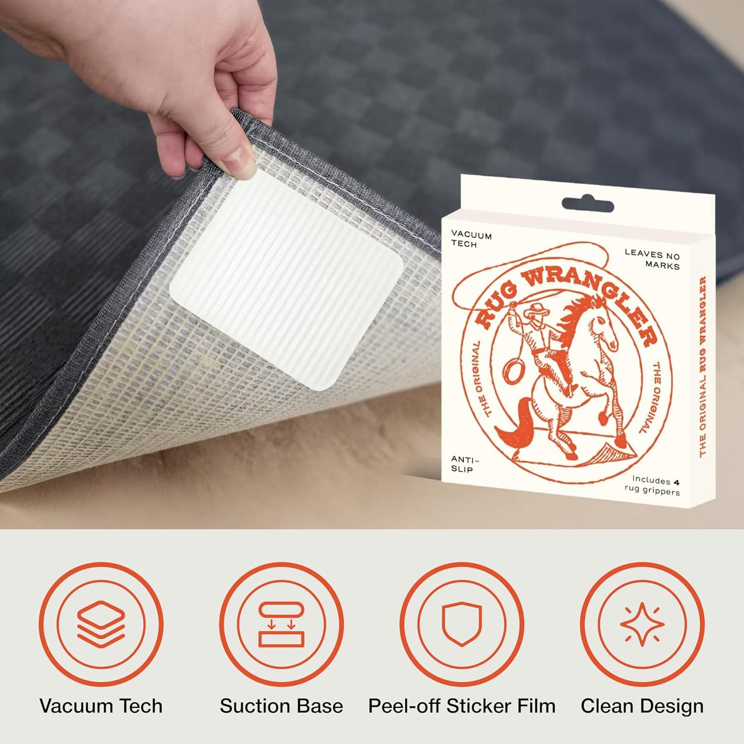 Cinta Antideslizante TopHat 10x10 cm - Paquete de 4 Almohadillas