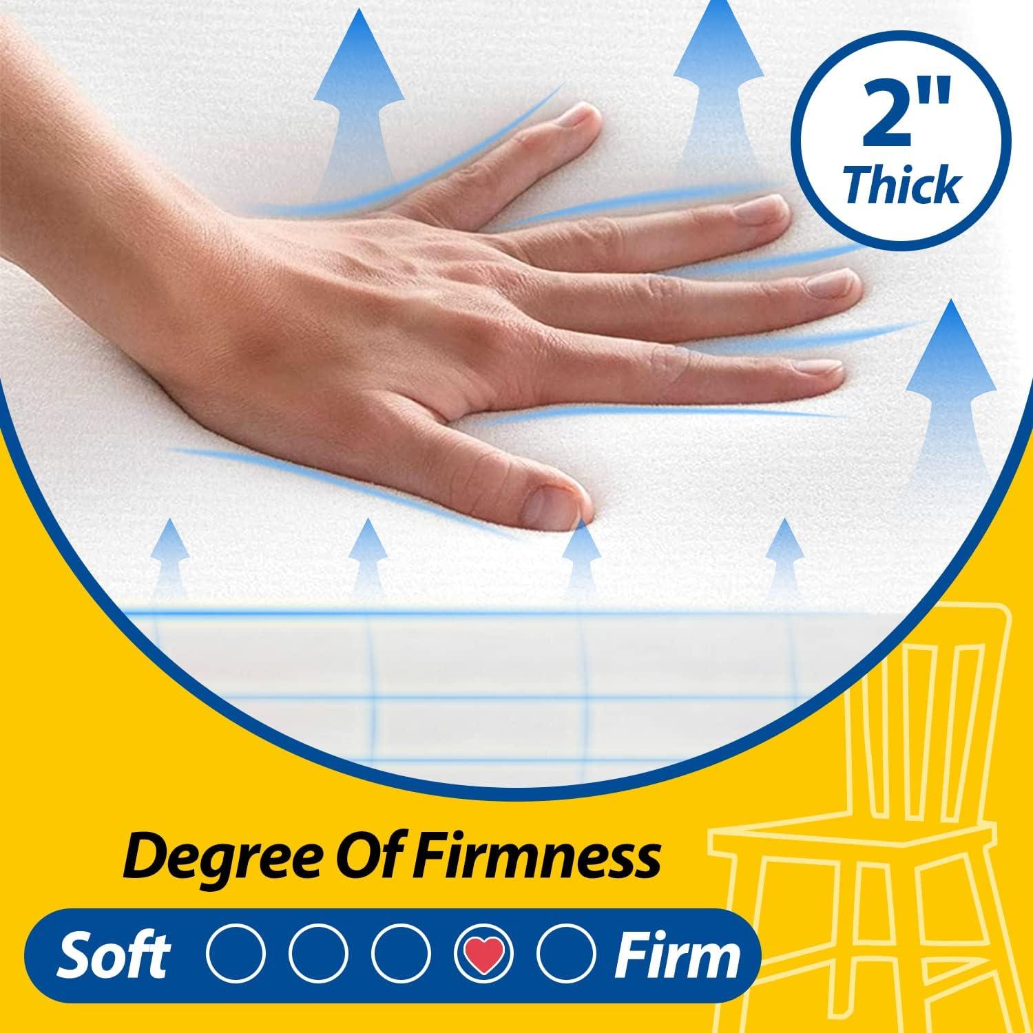 Cojines para Sillas D-Forma AAAAAcessories 43x41 cm 4 Pzas Beige