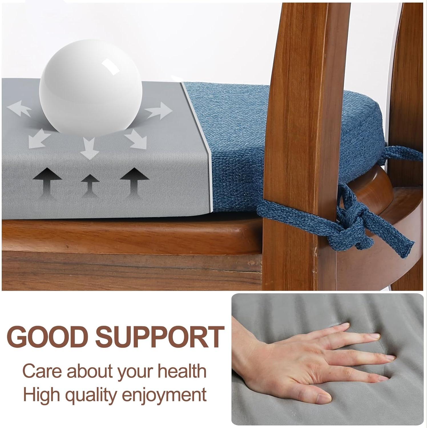 Cojín de Espuma de Memoria SINOSSO U-Forma 40.64 cm Azul