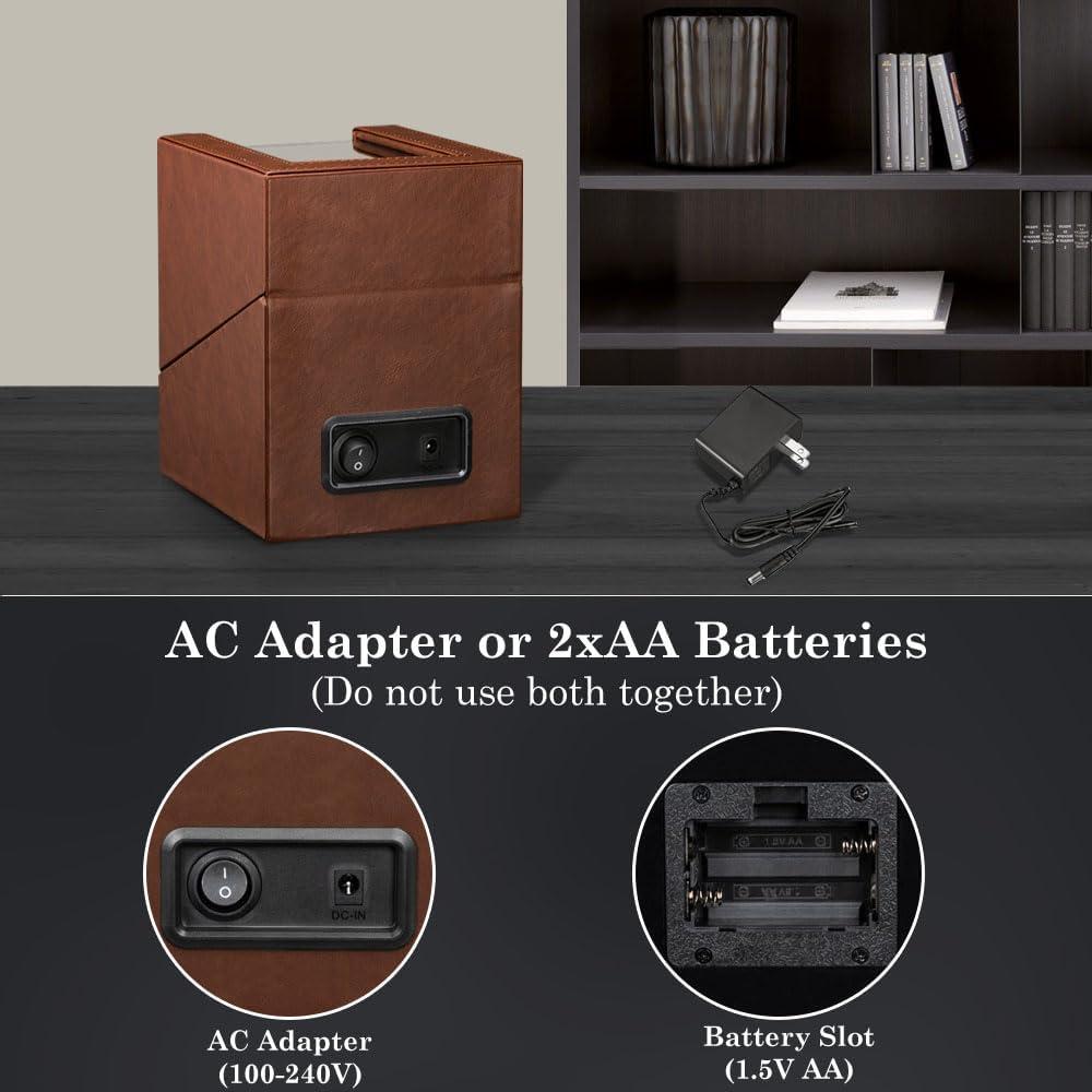 Enrollador de Reloj Automático Anyasun Individual Marrón