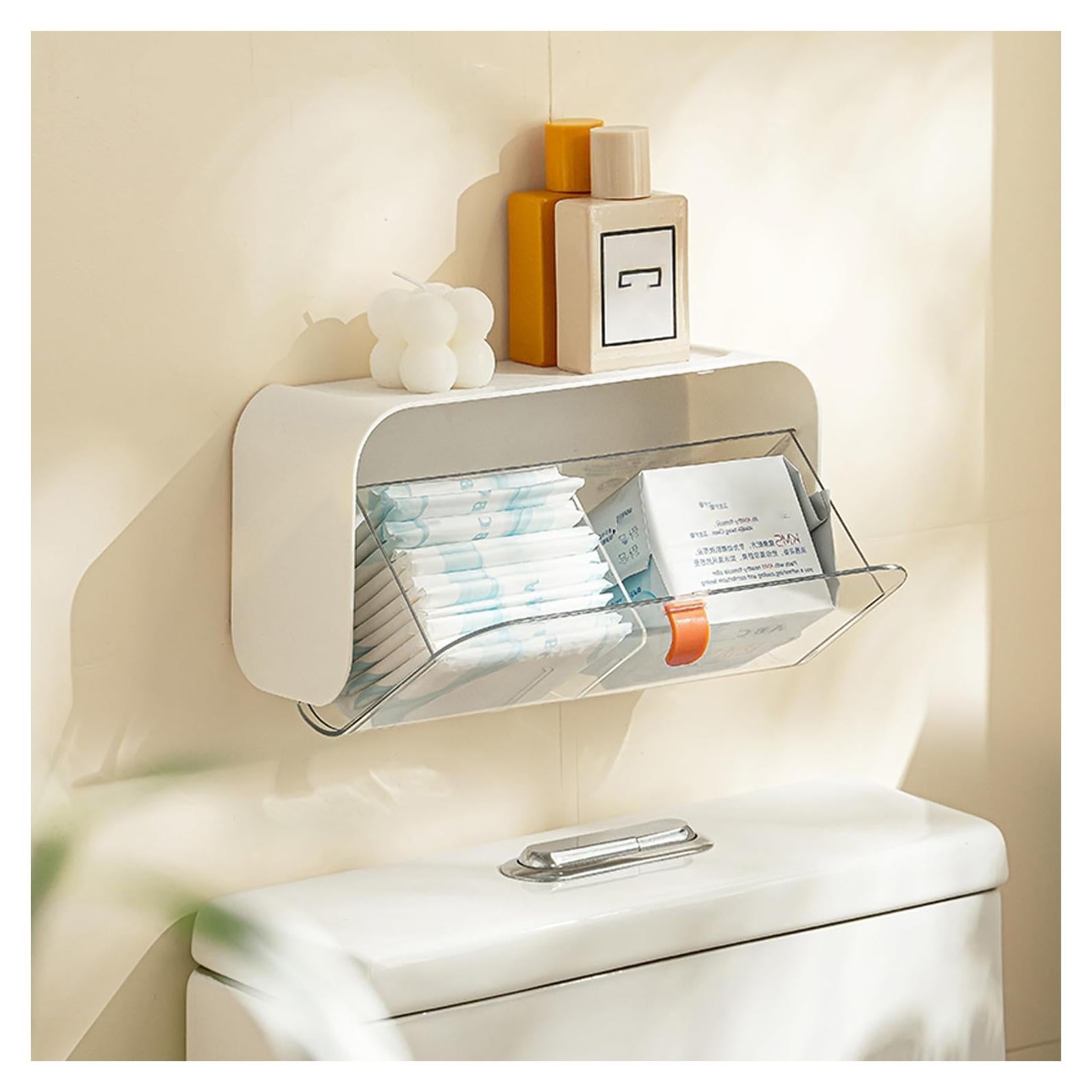 Organizador de almohadillas MORNITE blanco 21.8x11.2x9.1 cm