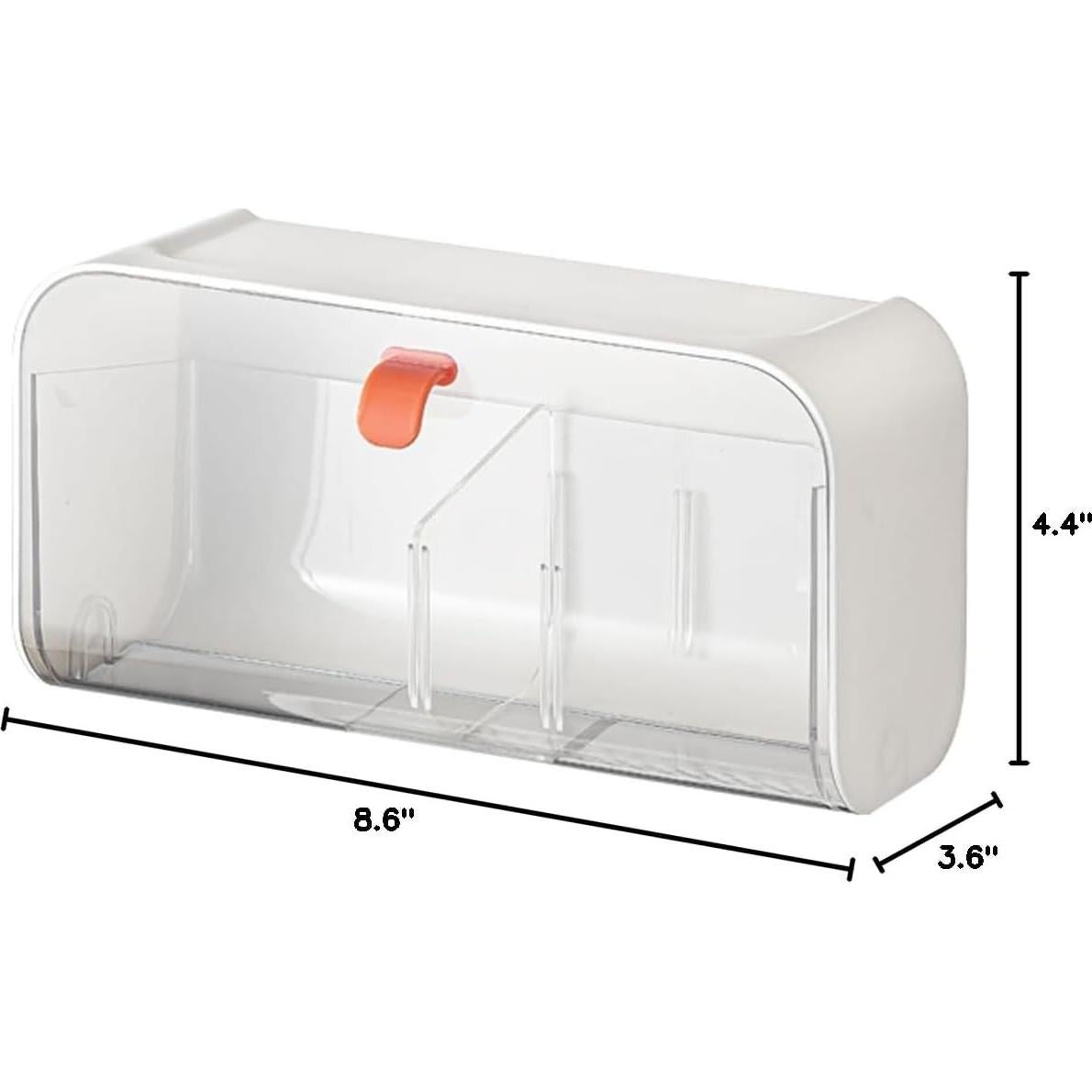 Organizador de almohadillas MORNITE blanco 21.8x11.2x9.1 cm