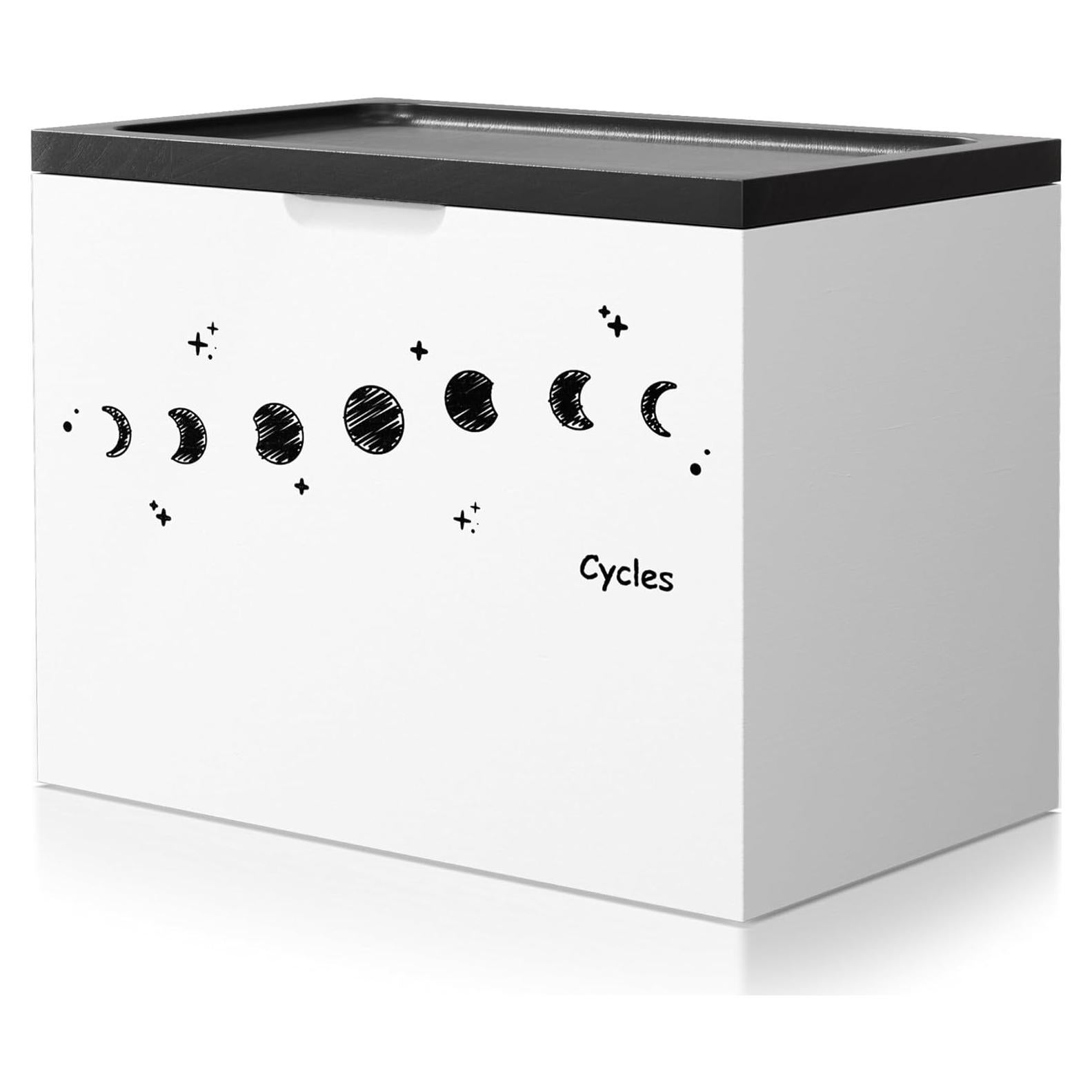 Soporte para Tampones YIKIBOX Blanco - Organizador de Madera