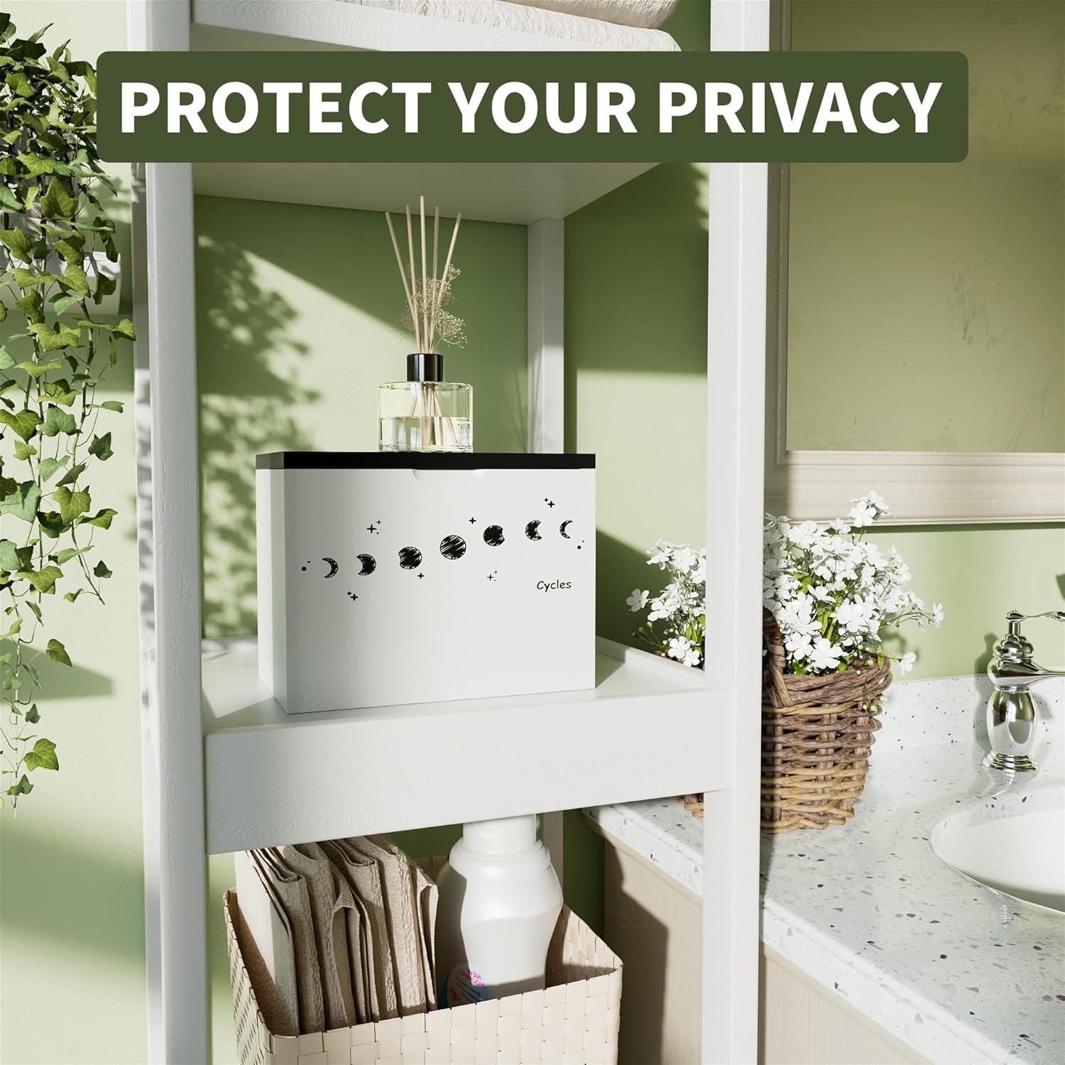 Soporte para Tampones YIKIBOX Blanco - Organizador de Madera