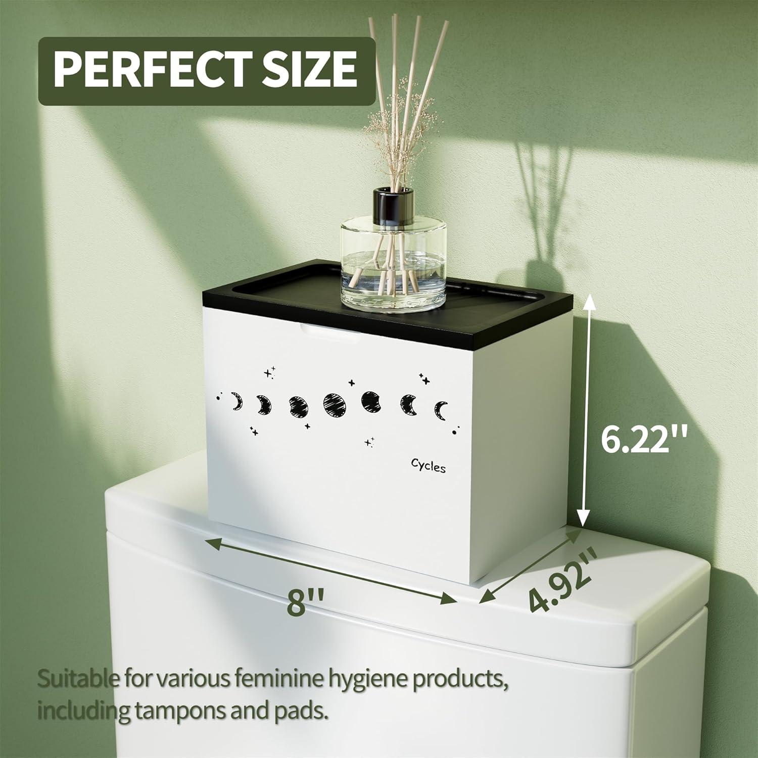 Soporte para Tampones YIKIBOX Blanco - Organizador de Madera