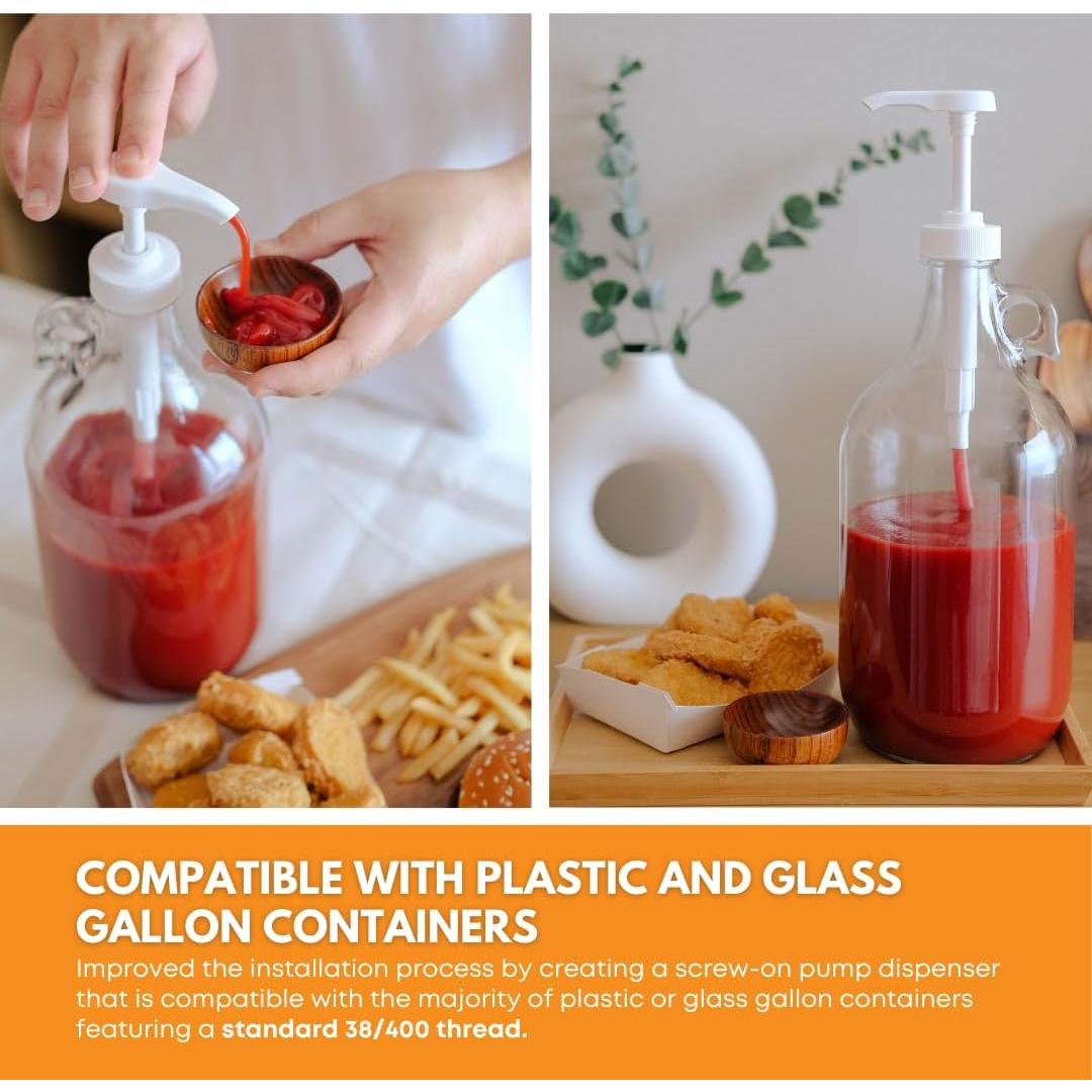 Dispensador de detergente de vidrio FastRack 1.89L con bomba