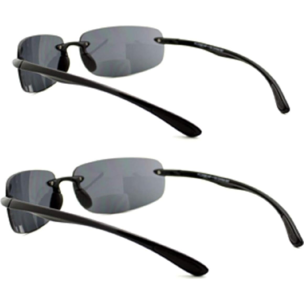 Gafas de Sol Bifocales Sin Montura 2 Pares - Lectores Unisex
