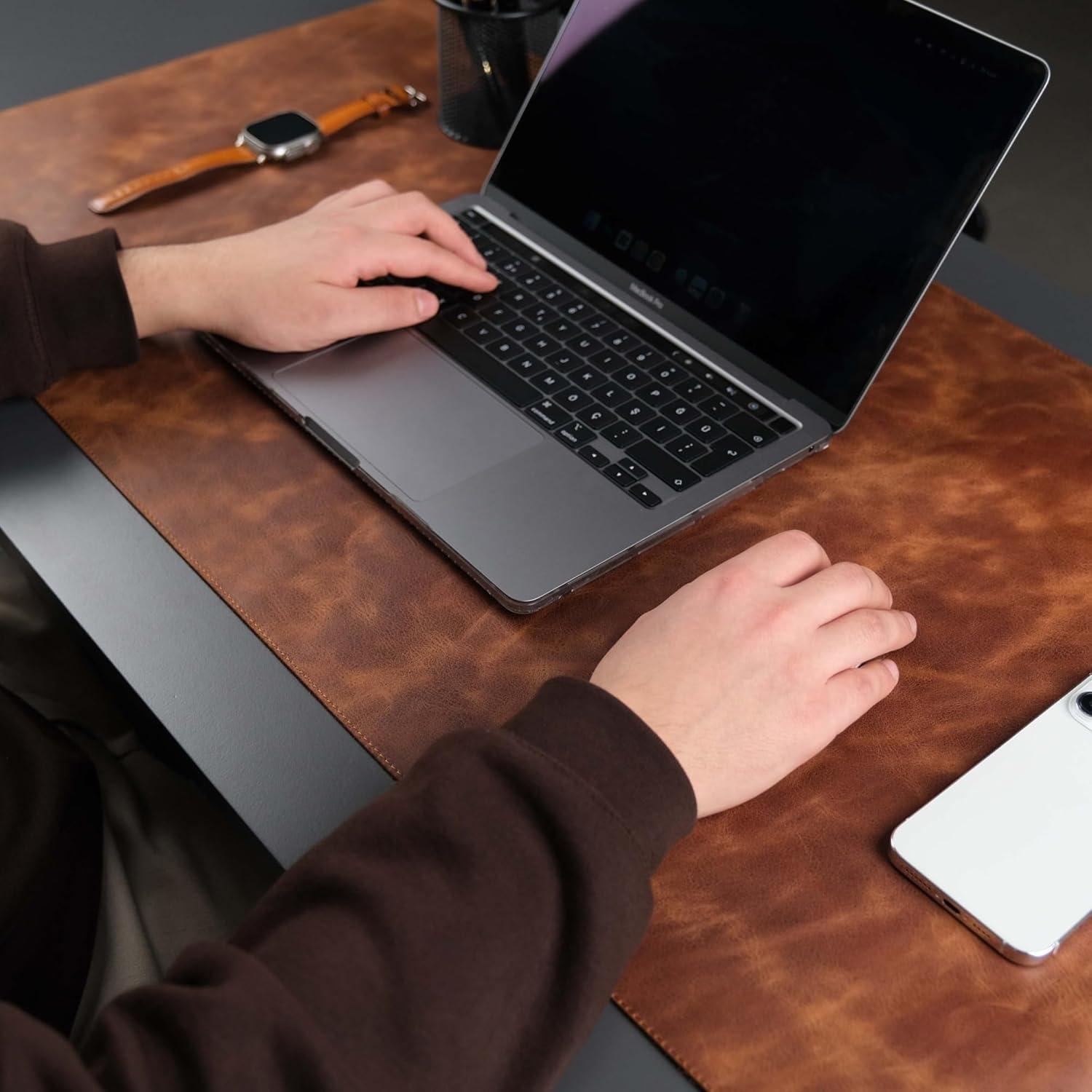 Alfombrilla de Escritorio de Cuero TORONATA Jersey 91x48 cm