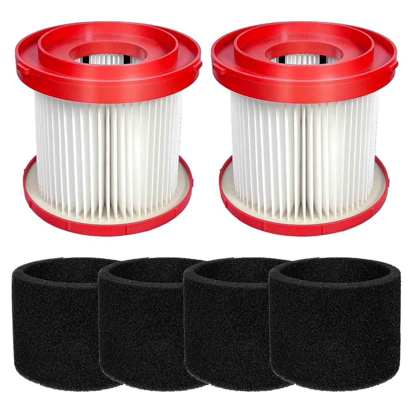 Filtros de Aspiradora ANBOO Paquete de 2 y 4 Esponjas