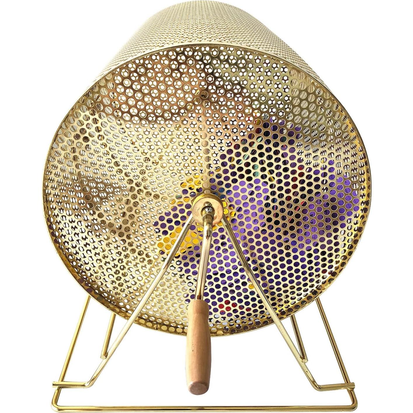 Tambor de Sorteo Yuanhe Mediano Dorado para 5000 Boletos