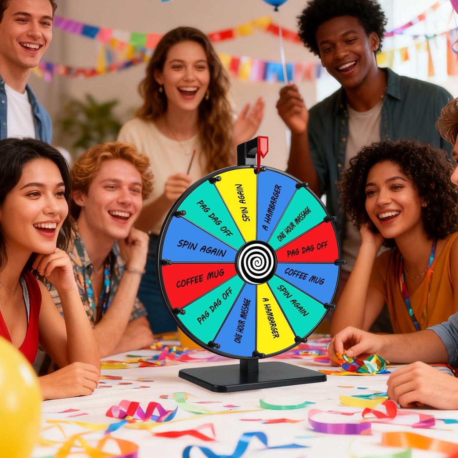 Rueda de Premios Pionites 30 cm 12 Ranuras Borrado en Seco