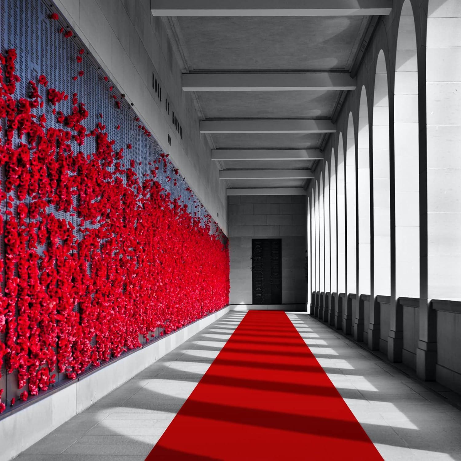 Corredor de Alfombra Roja EZLucky 0.79x4.57m 130GSM para Eventos