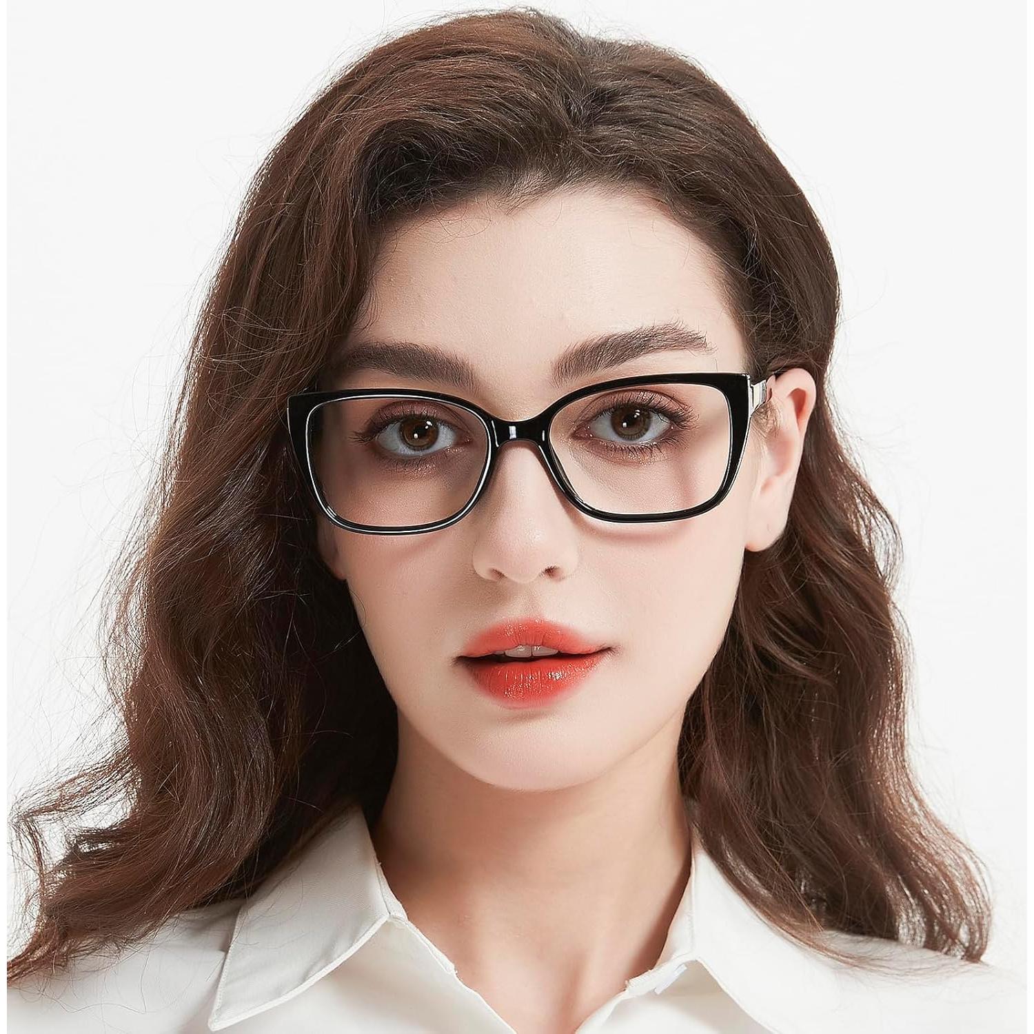 Gafas de lectura grandes WEMOOTANTS estilo gato 1.0x a 6.0x