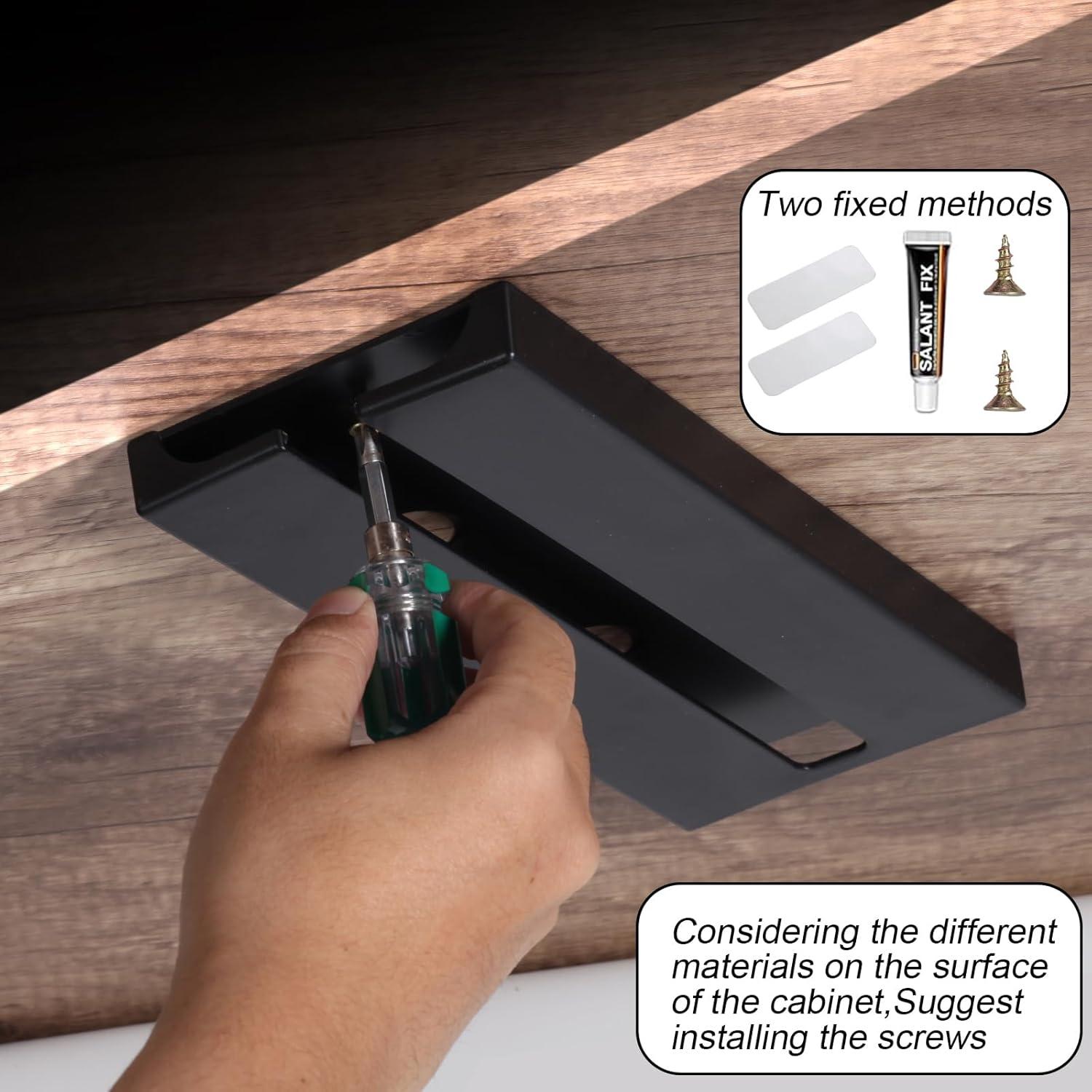 Soporte Colgante para Copas de Vino DESONAUT 2 Piezas Negro