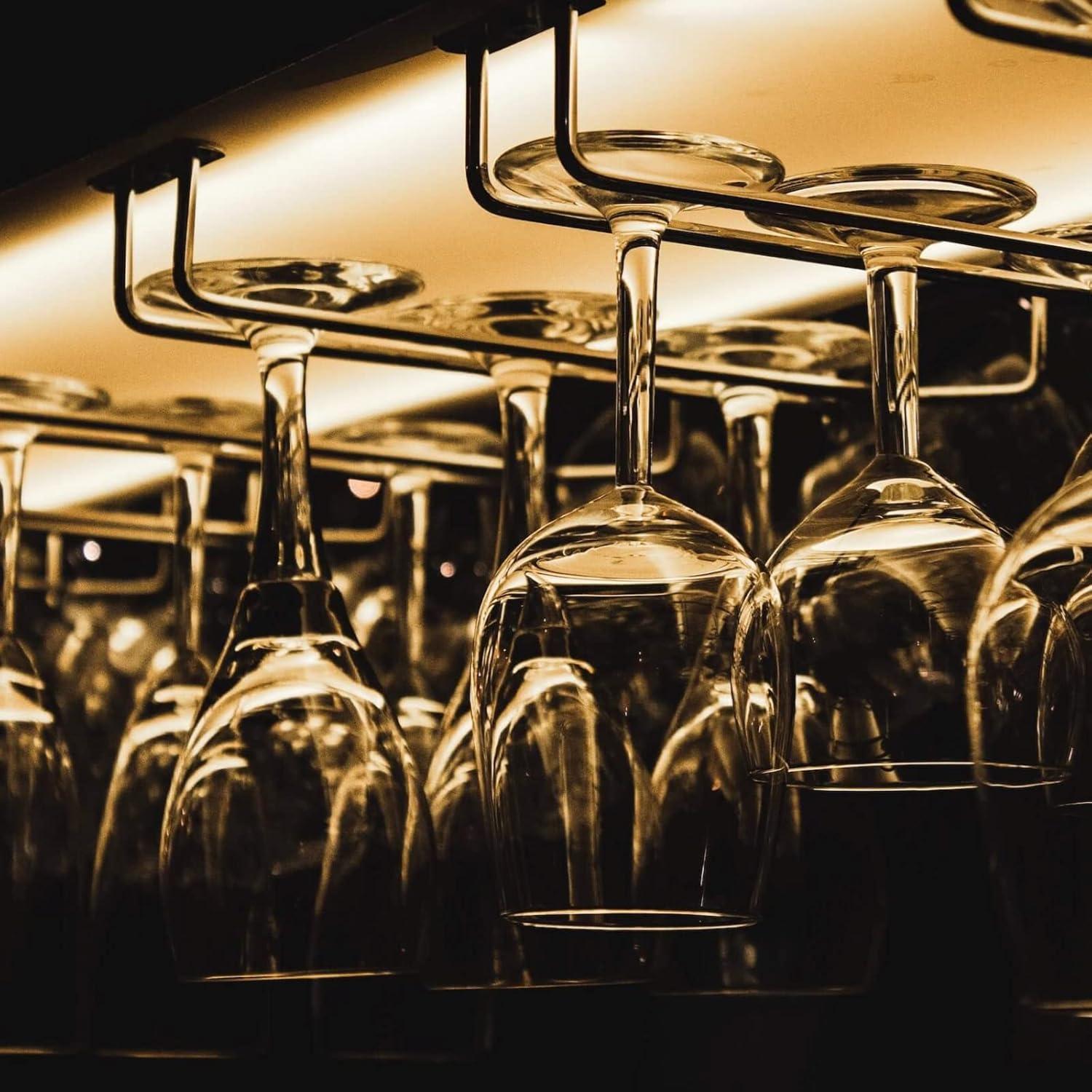 Soporte para Copas de Vino Dicunoy 6 Piezas 35.1 cm Negro