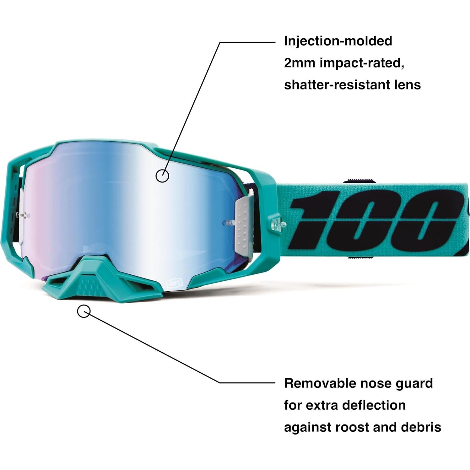 Gafas de protección deportiva 100% ARMEGA Lente Ultra HD