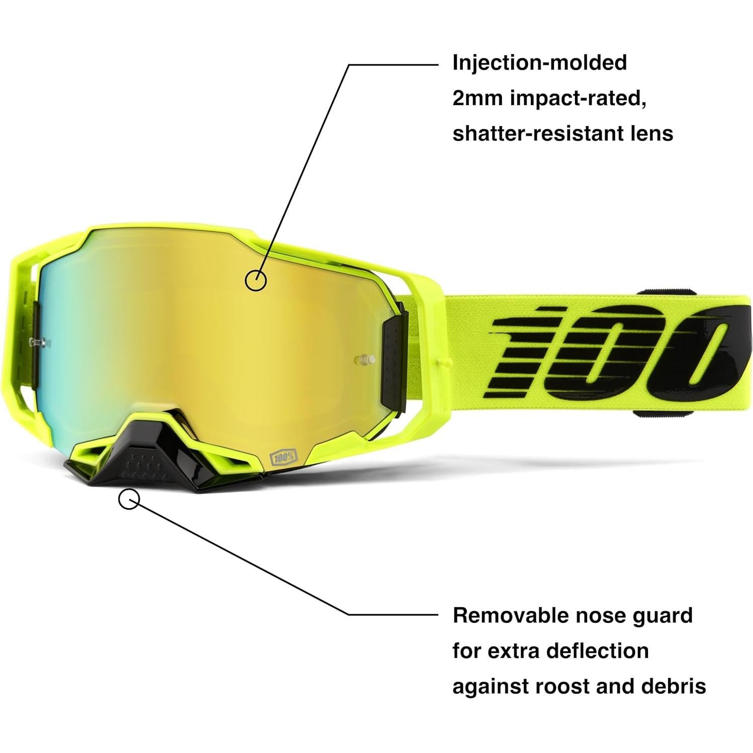 Gafas de protección deportiva 100% ARMEGA Lente Ultra HD