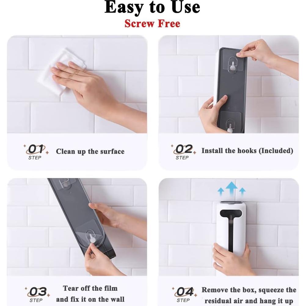 Soporte de Bolsas de Compras KINGOU Montaje en Pared 37x10x8 cm