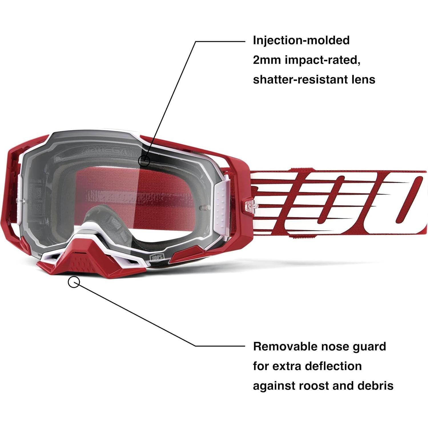 Gafas de protección deportiva 100% ARMEGA Lente Ultra HD