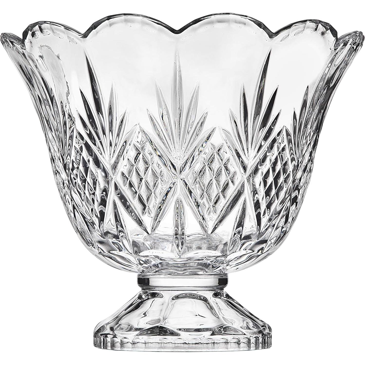 Juego de Tazón de Ponche Godinger Dublin 10 Piezas Cristal