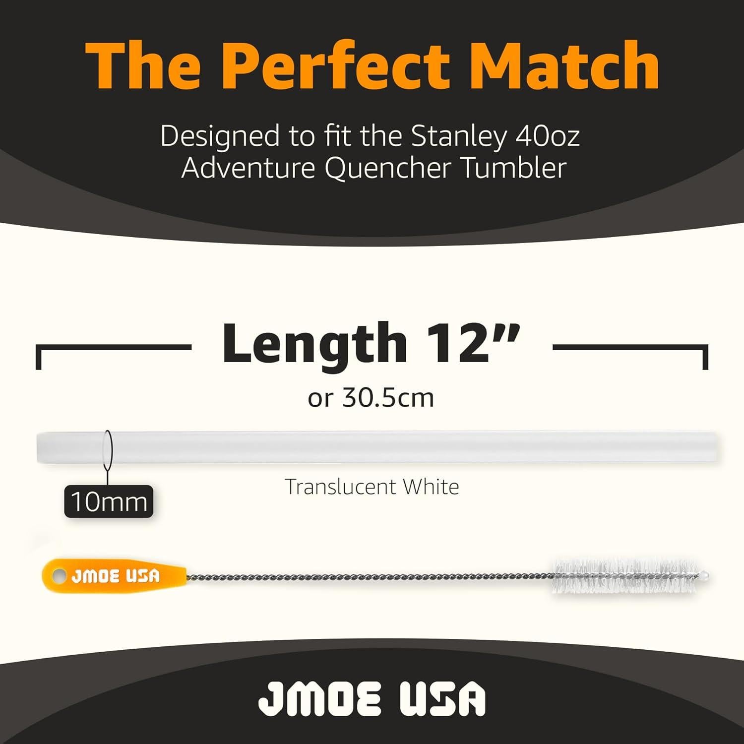 Pajitas Reutilizables Jmoe USA 30,5cm para Tumblers Stanley