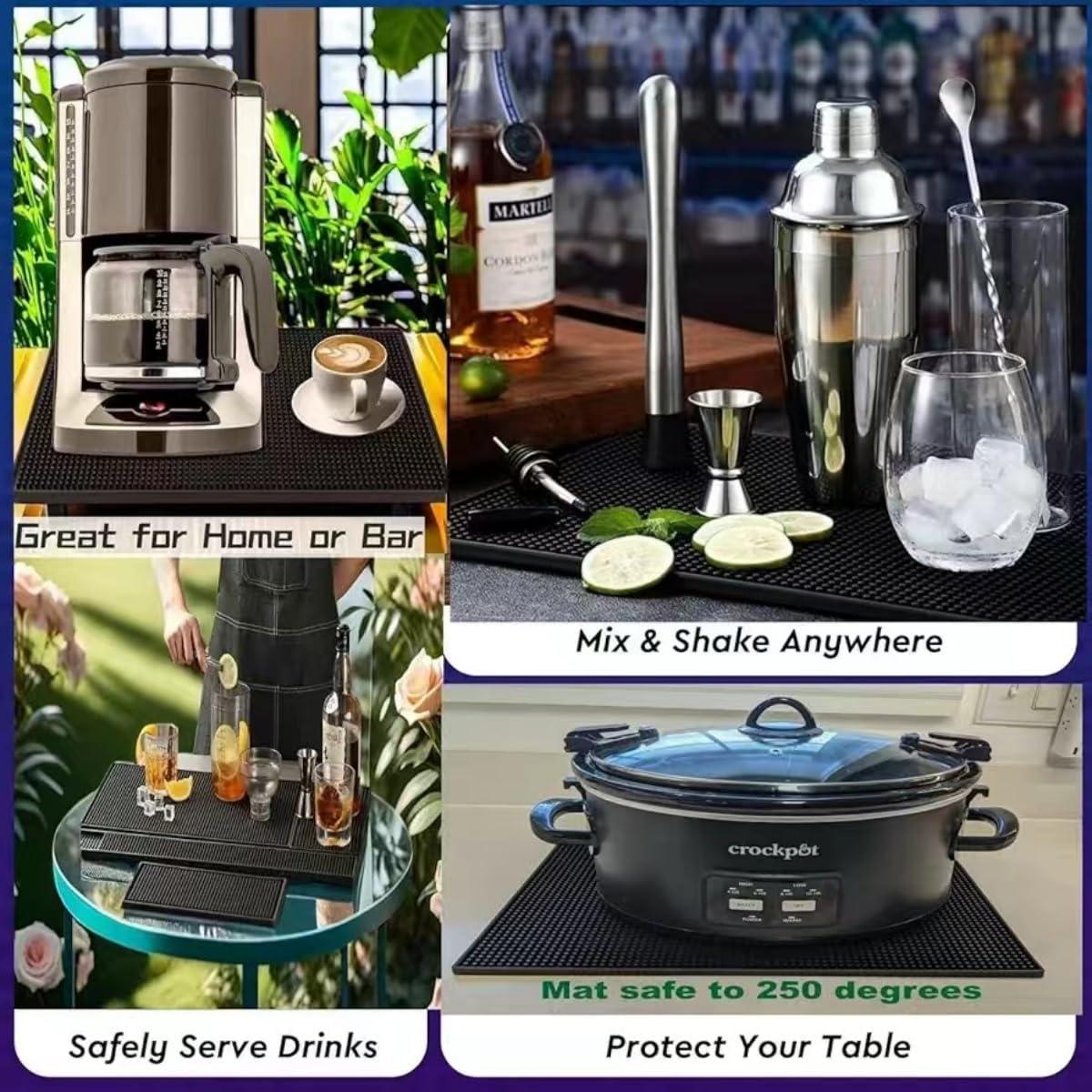 Conjunto de Tapetes de Bar WANGCHAO Antideslizantes 3 Piezas