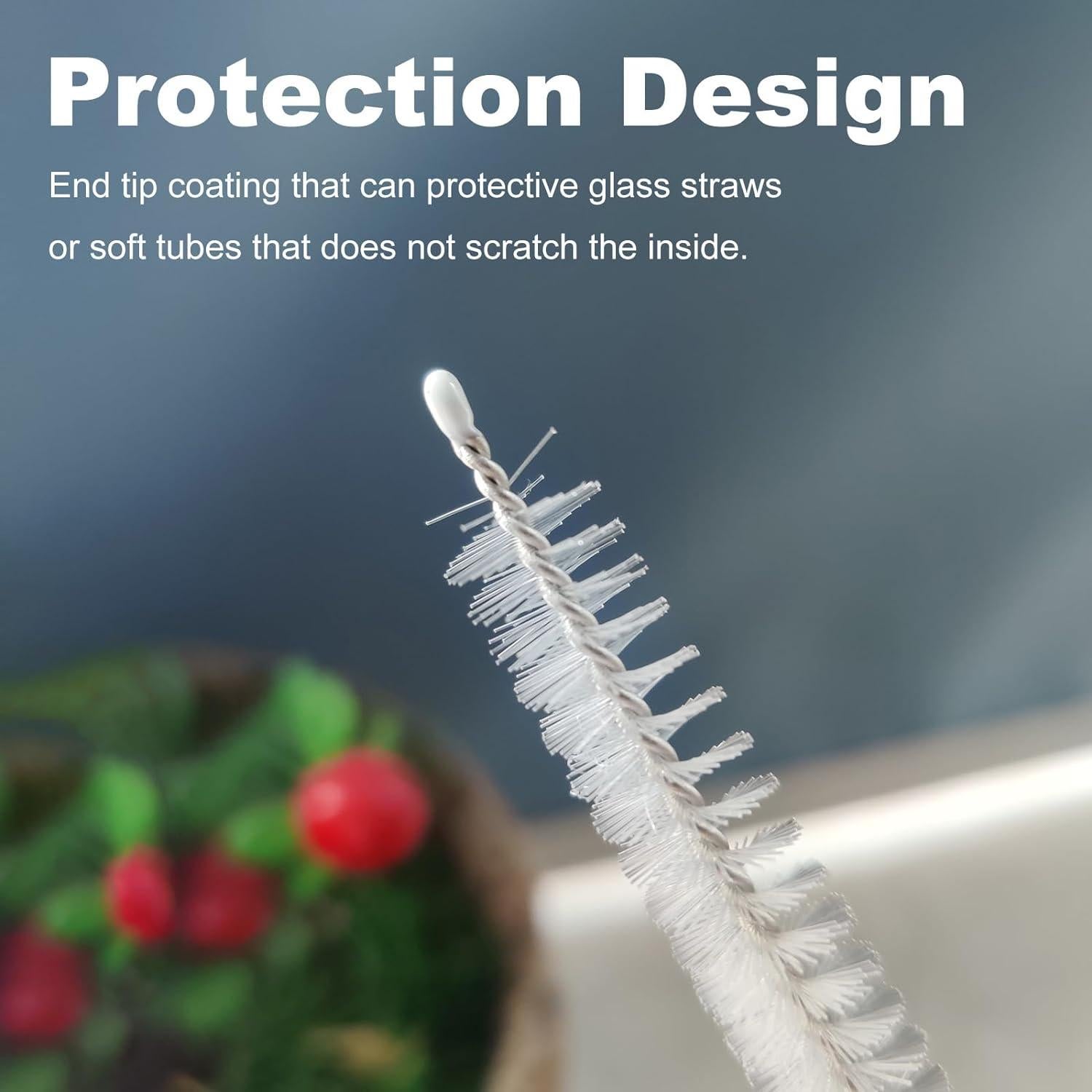 Cepillo Limpiador de Popotes Ajedrmy 6 Piezas Reutilizables