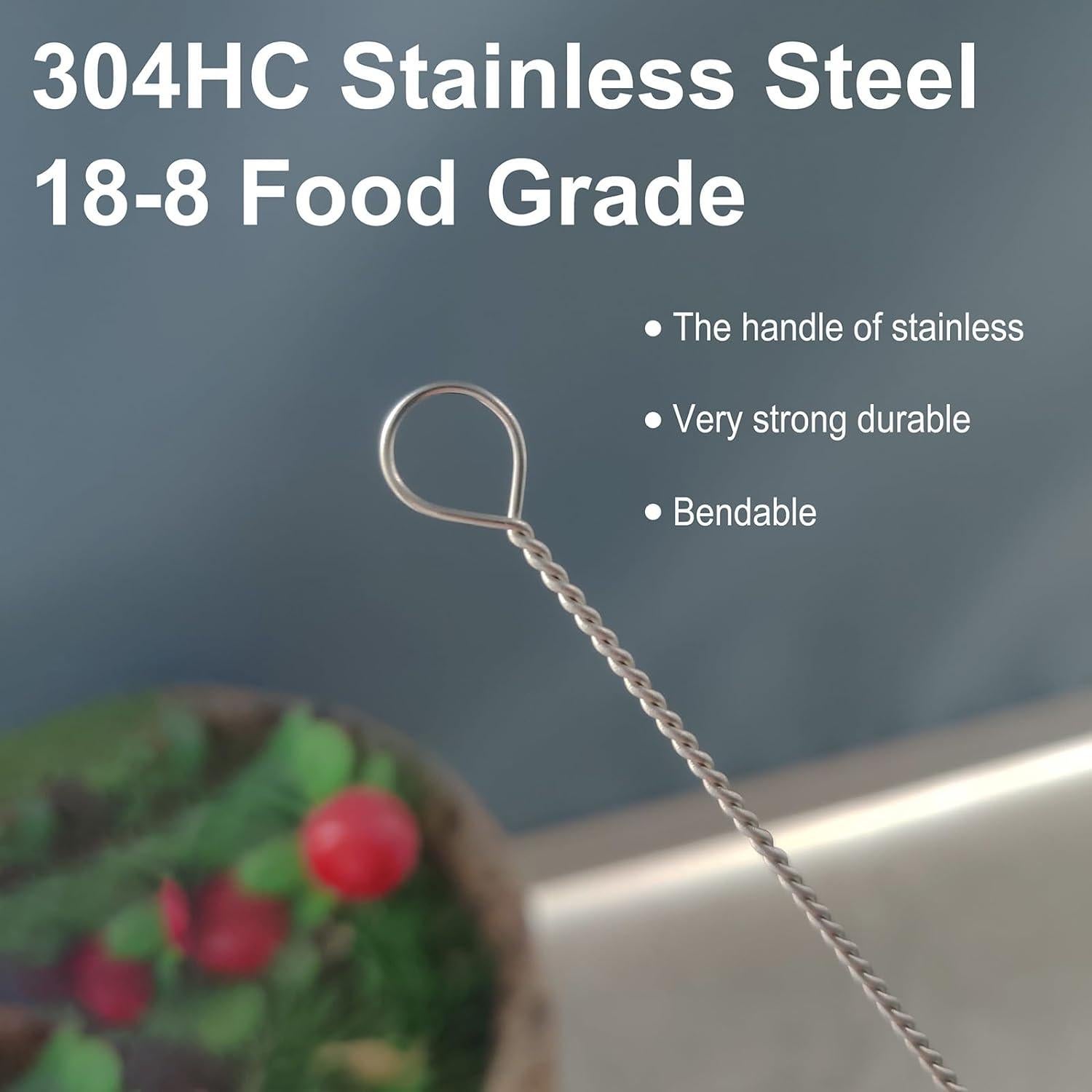 Cepillo Limpiador de Popotes Ajedrmy 6 Piezas Reutilizables