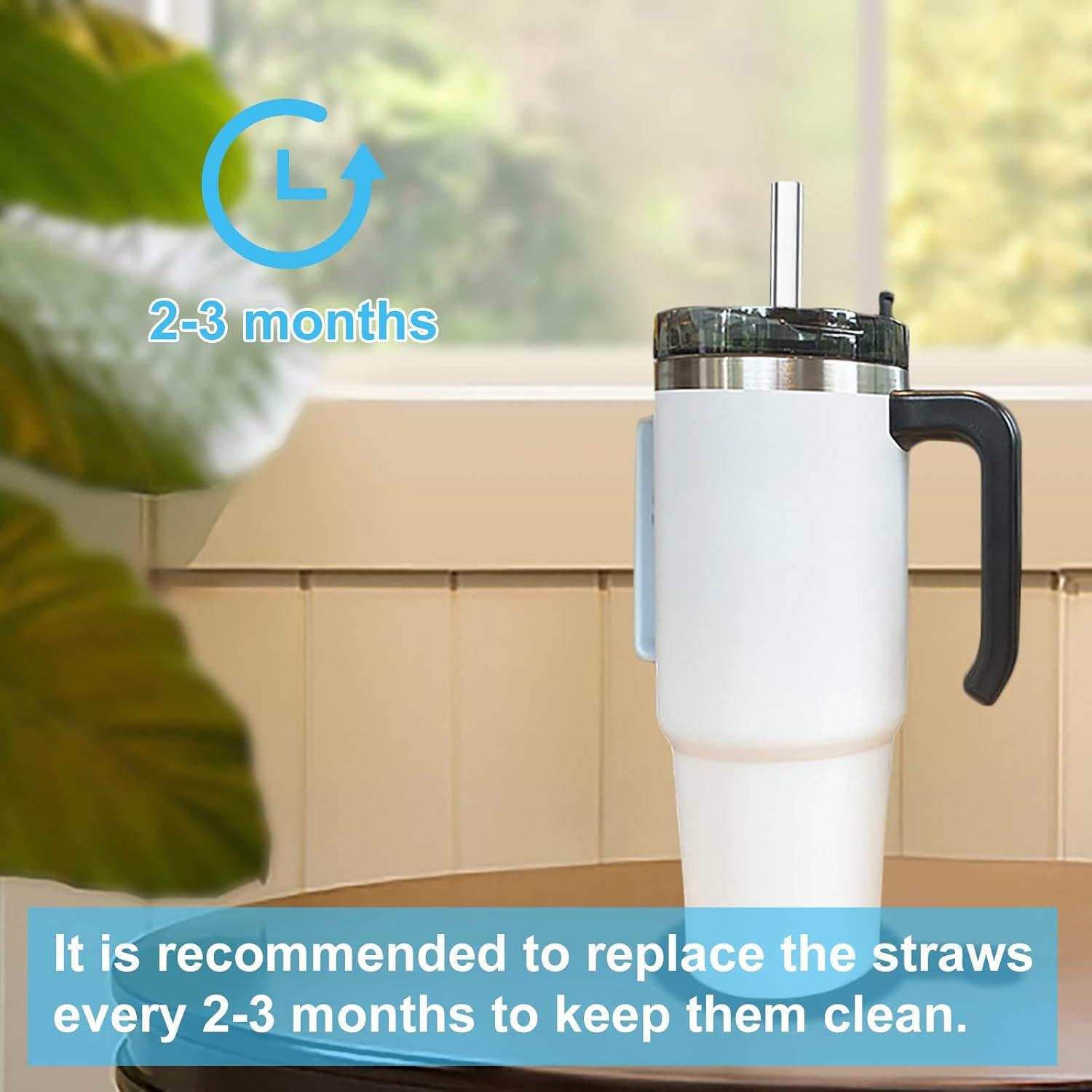 Pajitas Reutilizables Ajedrmy para Taza Stanley 40 oz - 6 Pzas