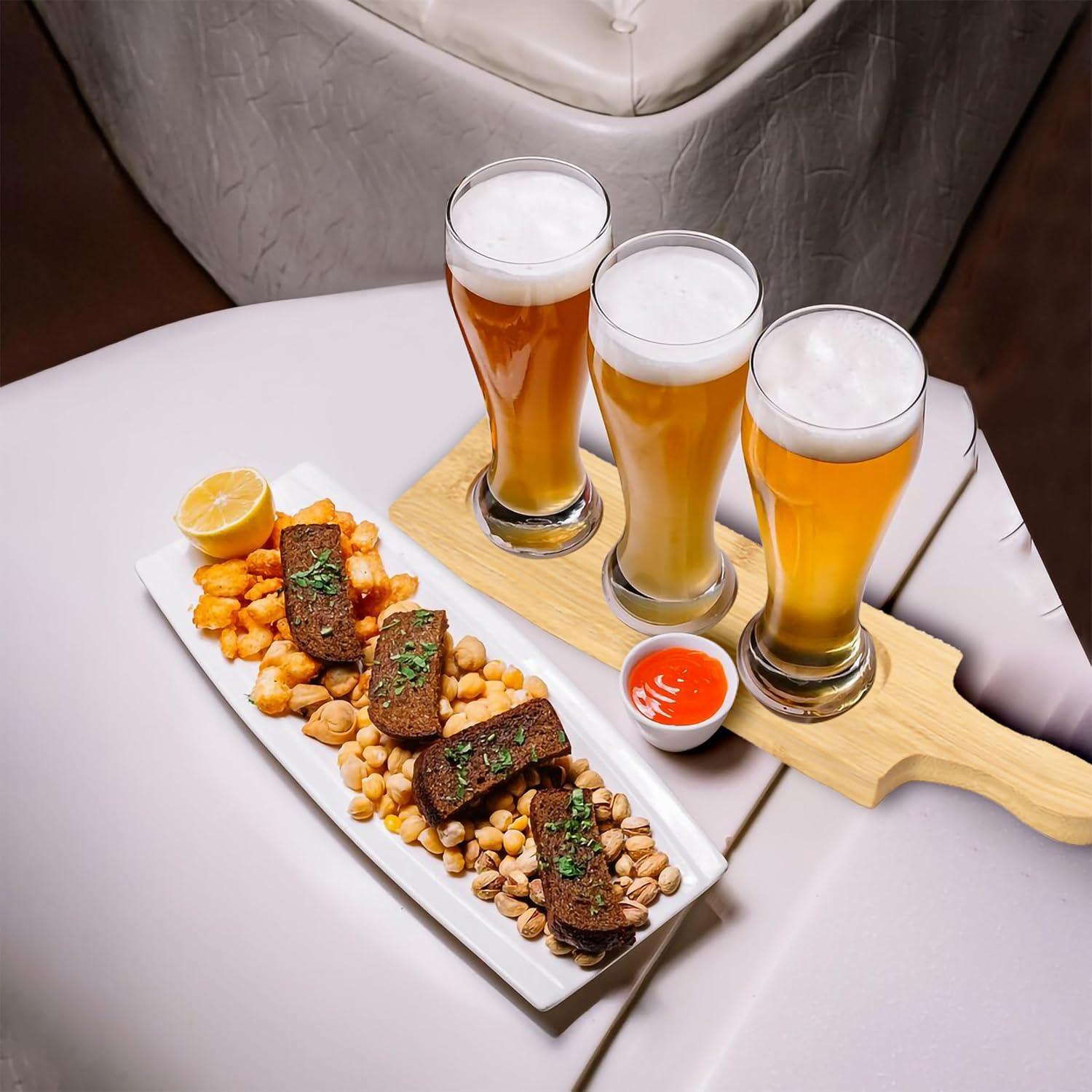 Tabla de Vuelo de Vino Marsrut 6PCS de Bambú 5.5cm