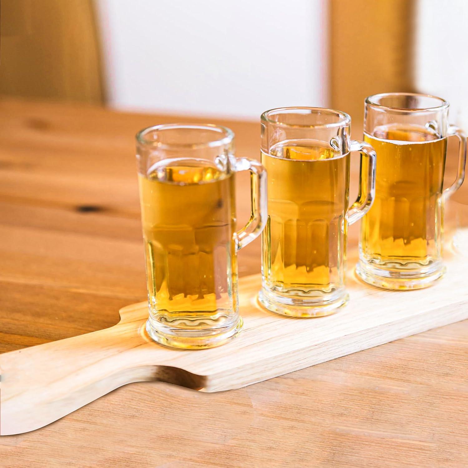 Tabla de Vuelo de Vino Marsrut 6PCS de Bambú 5.5cm