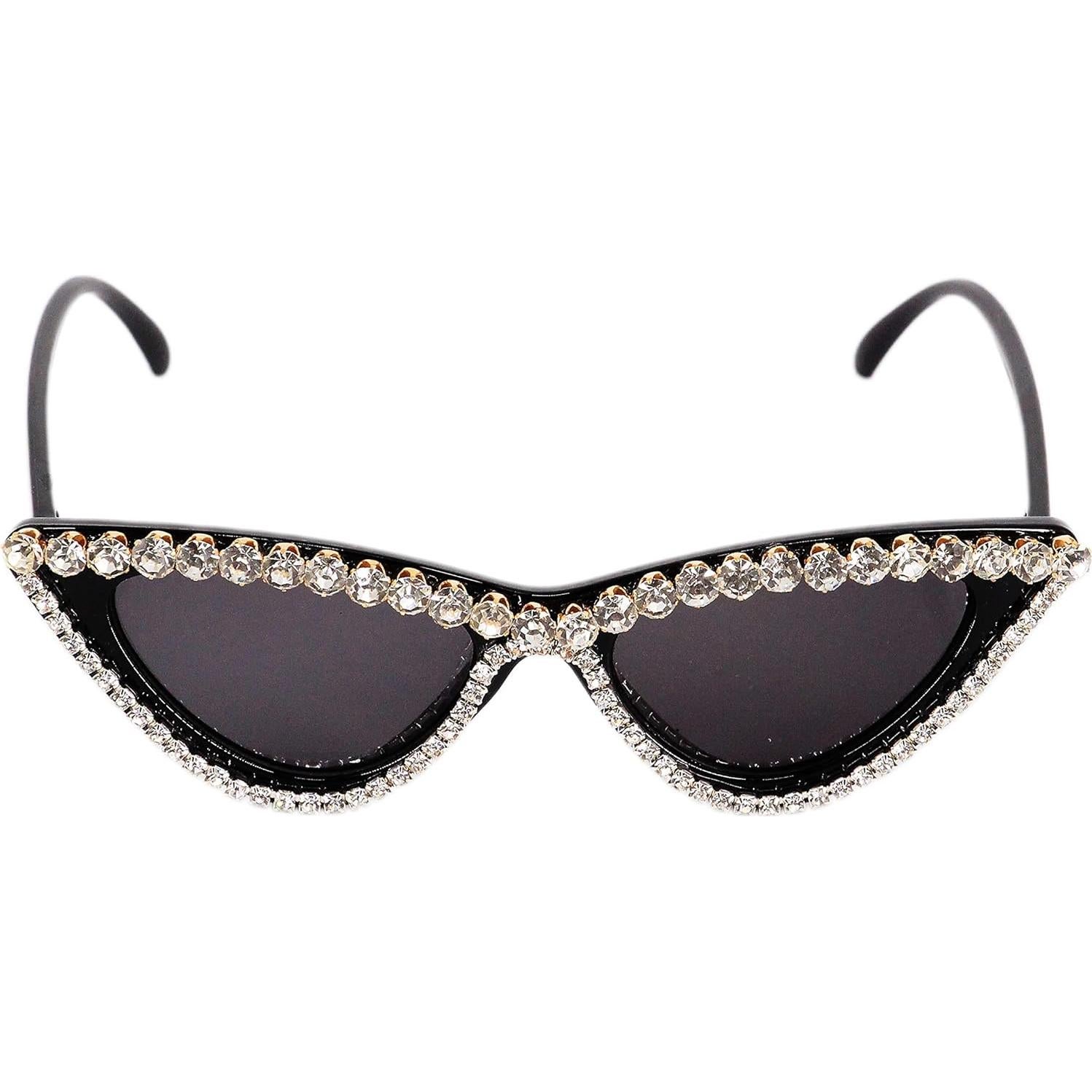 Gafas de sol Naimo Cat Eye UV400 con strass para mujeres