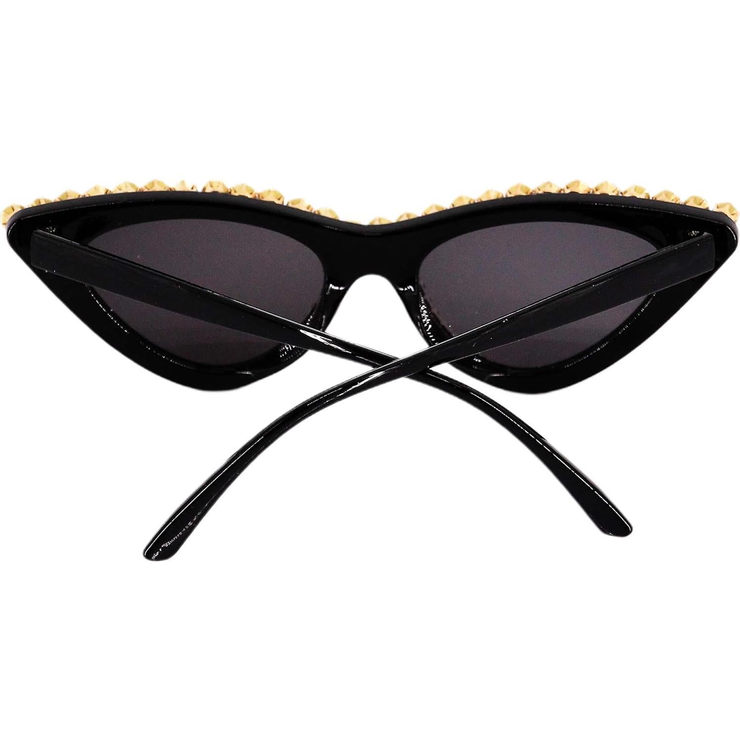 Gafas de sol Naimo Cat Eye UV400 con strass para mujeres