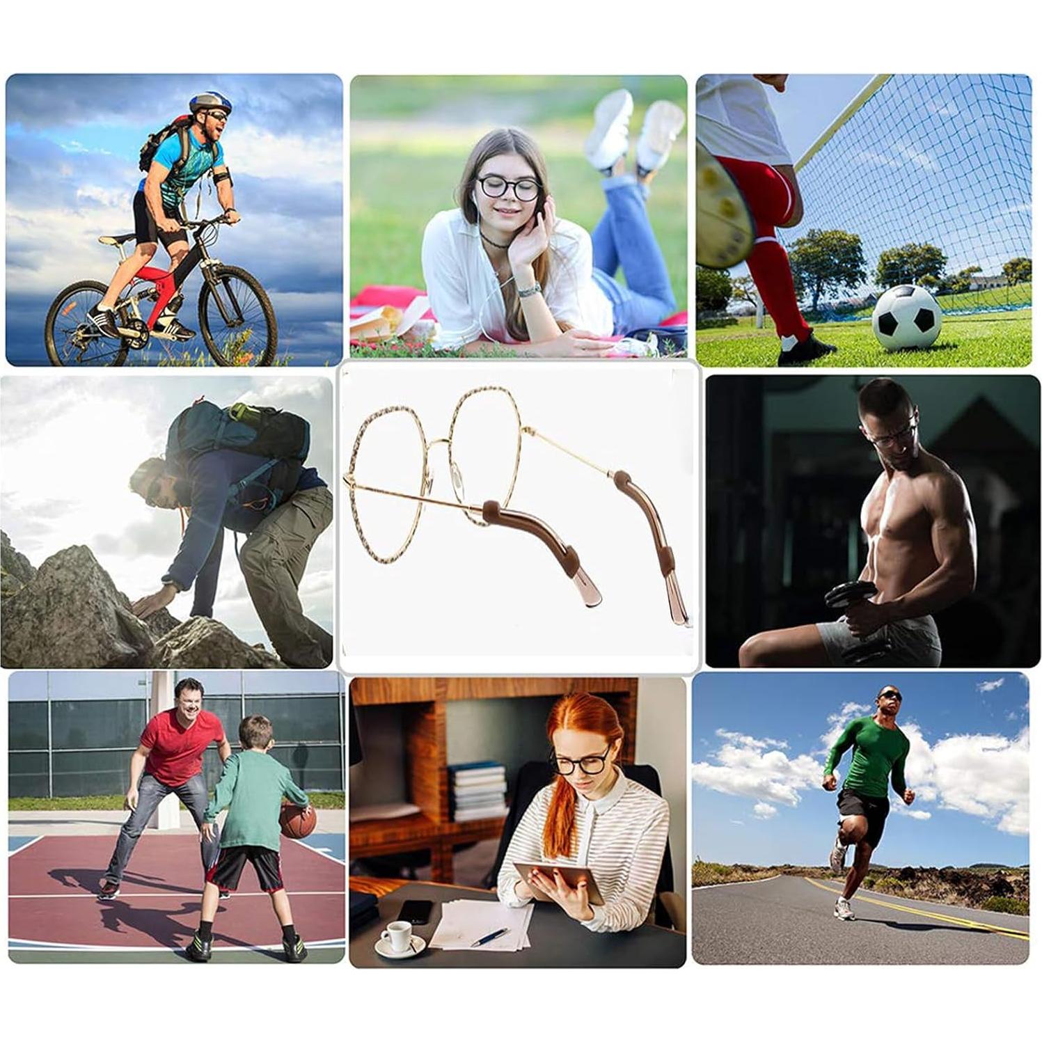 Retenedor de Gafas KECHIO Antideslizante Silicona para Adultos