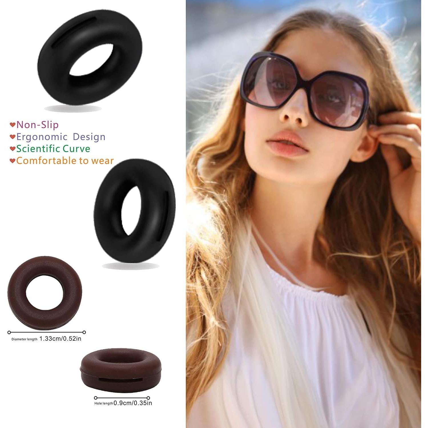 KECHIO Retenedor Antideslizante para Gafas de Silicona