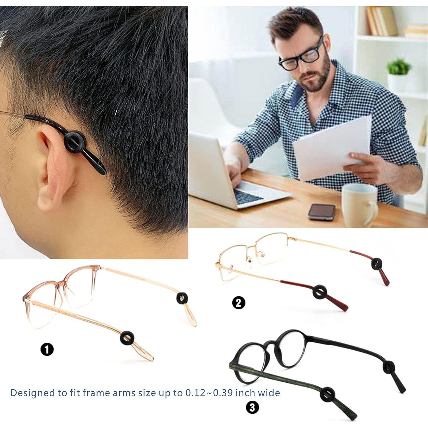 KECHIO Retenedor Antideslizante para Gafas de Silicona