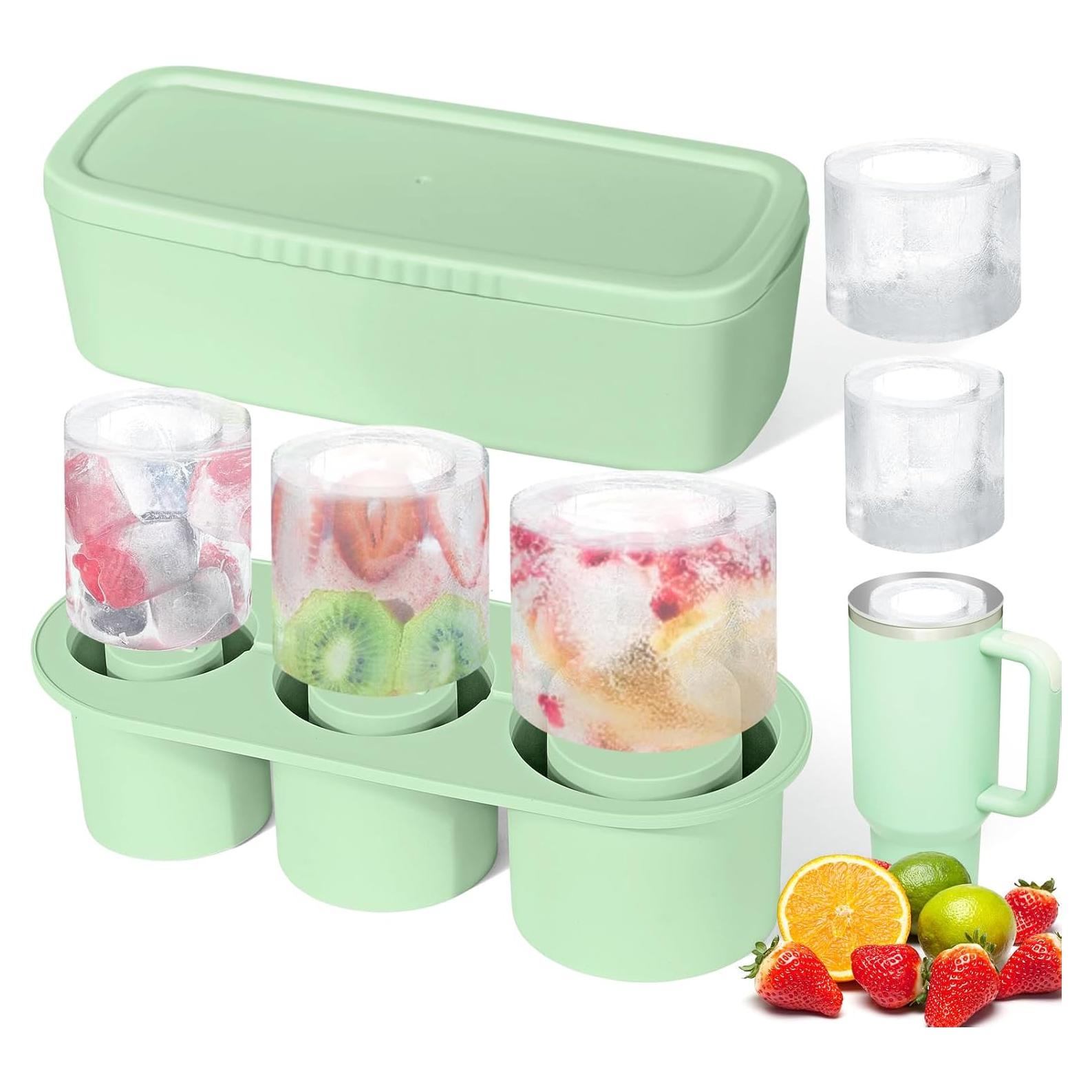Bandeja de Hielo HAILI para Taza Stanley 1,27 cm 40 oz Verde
