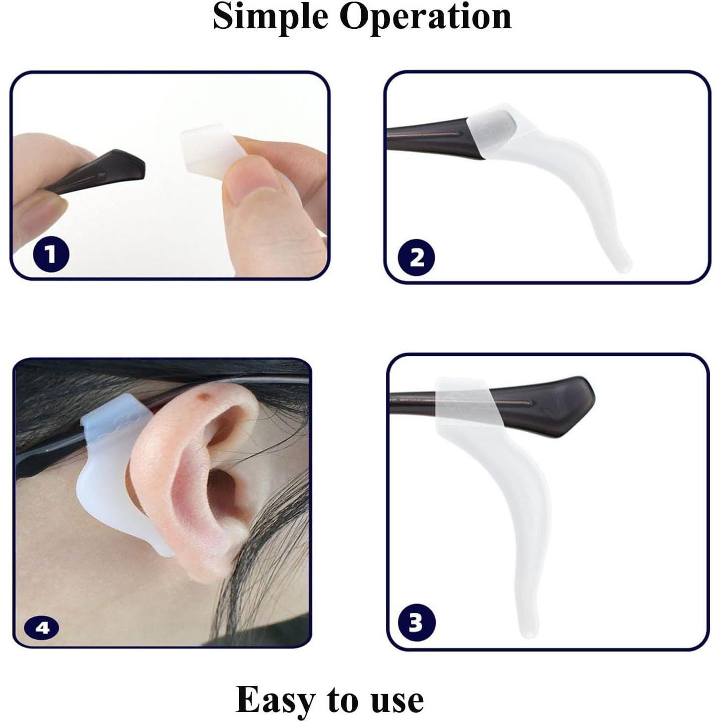 Gafas Antideslizantes KECHIO con Ganchos de Silicona