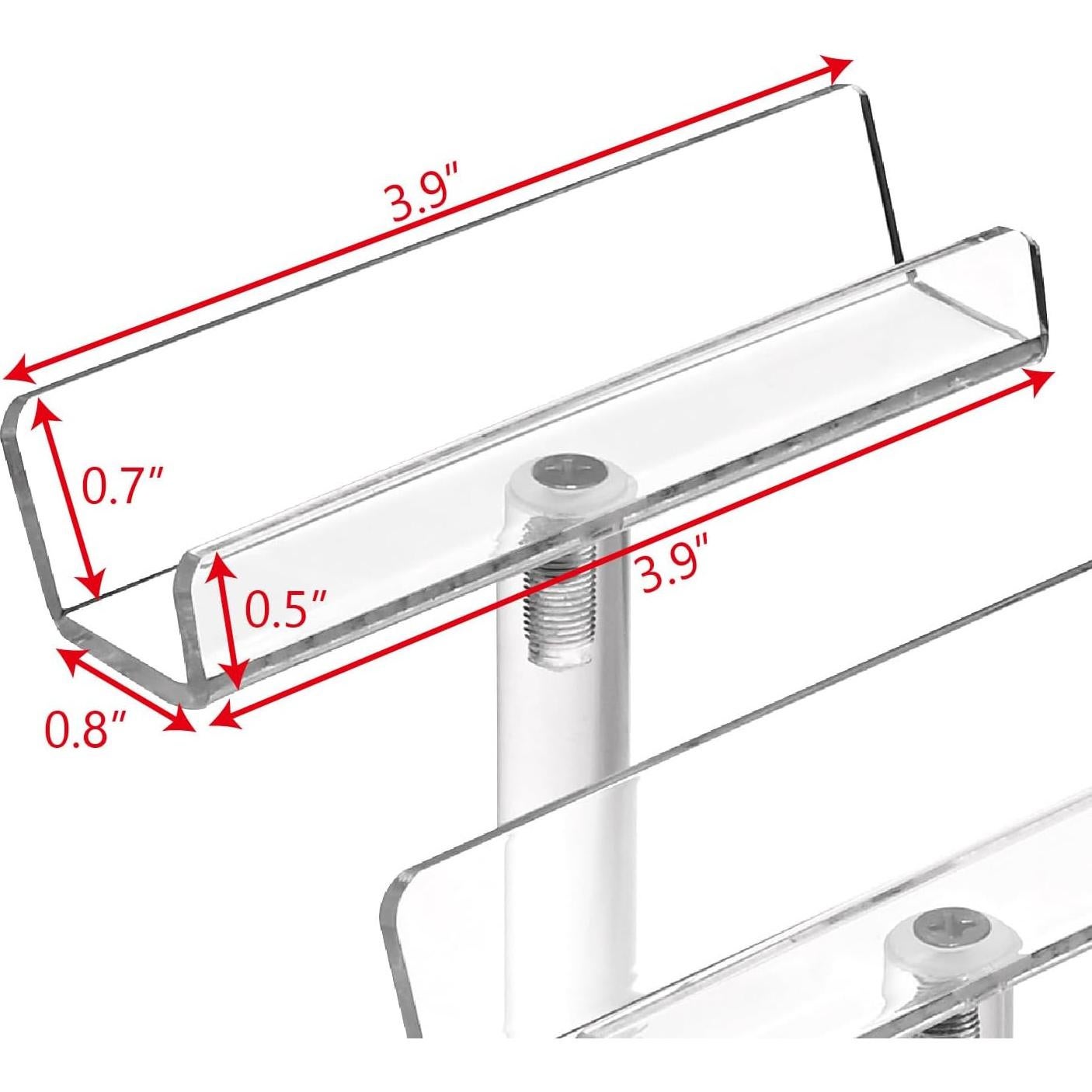 MOOCA Soporte Acrílico para Gafas 3 Piezas Organizador