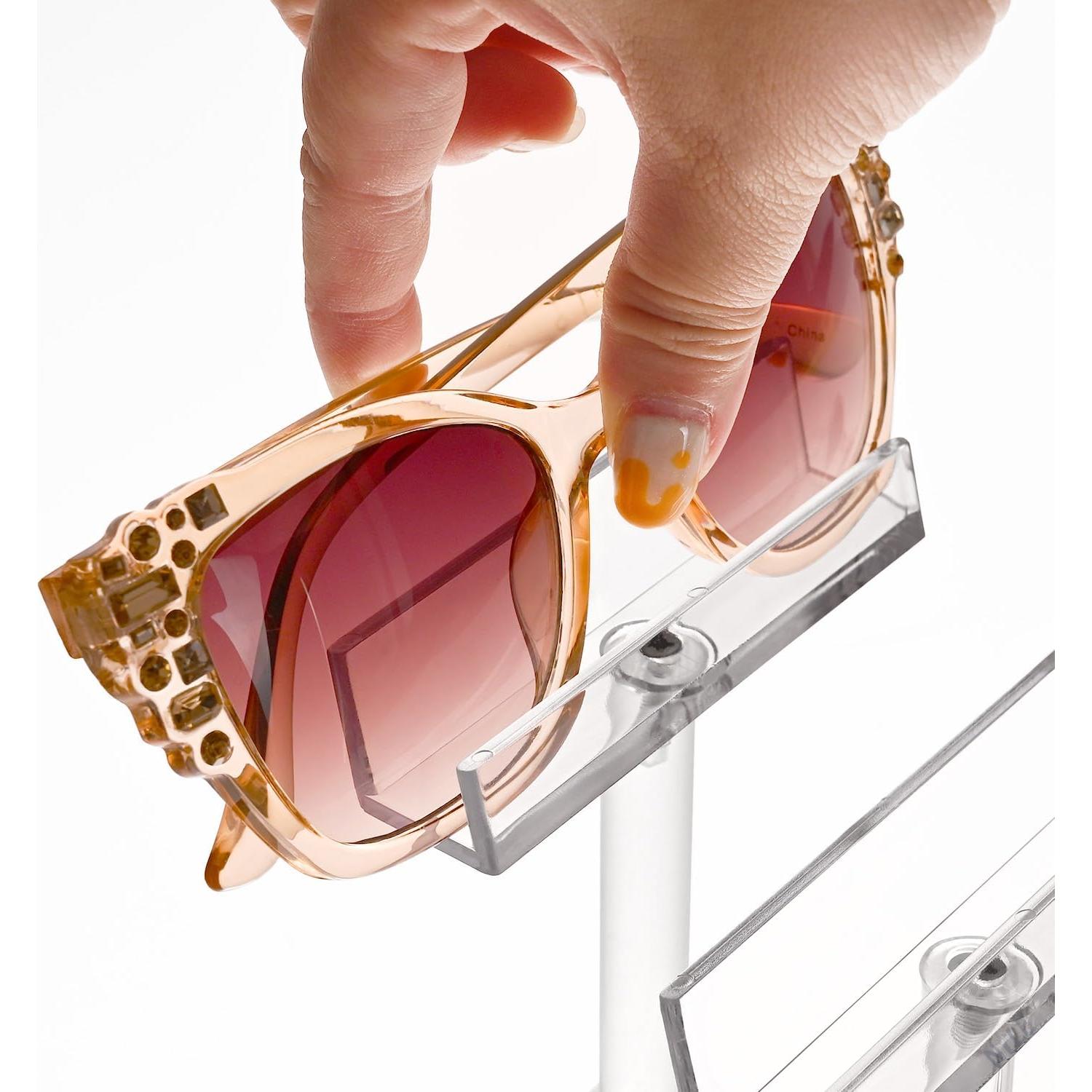 Soporte de Gafas MOOCA Acrílico 3 Niveles Organizador