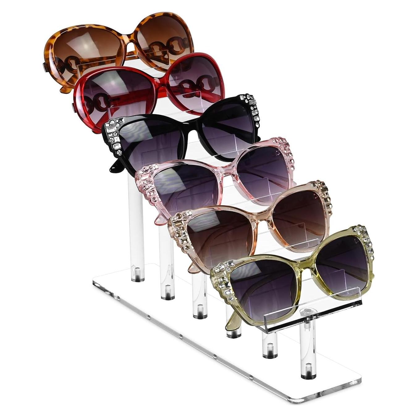 Soporte Acrílico para Gafas MOOCA 6 Niveles Organizador