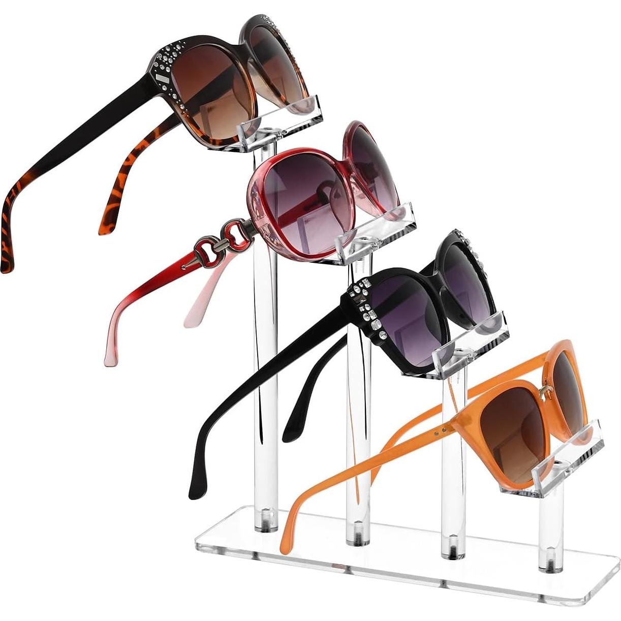 Soporte Acrílico para Gafas MOOCA 4 Niveles 2 Piezas