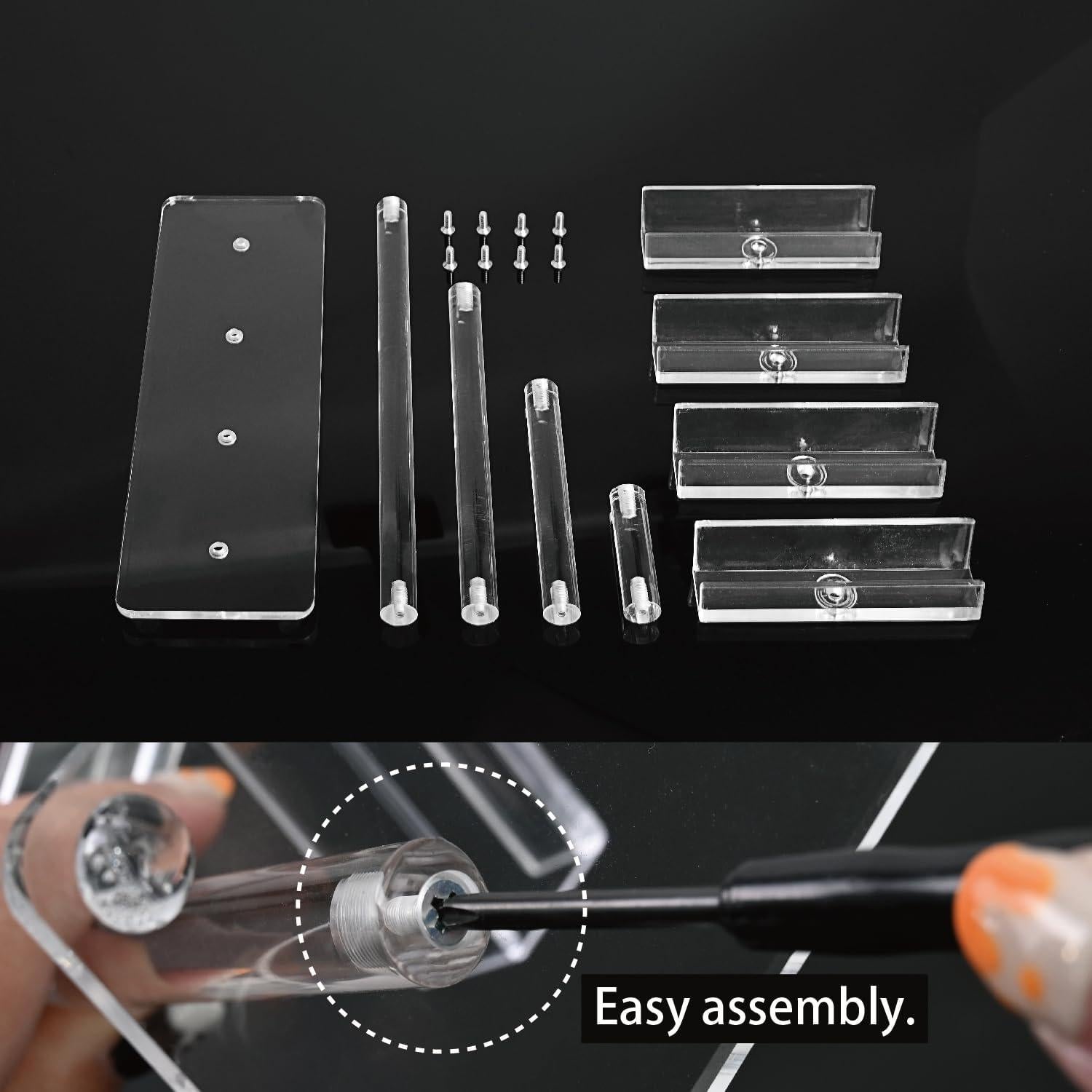 Soporte Acrílico para Gafas MOOCA 4 Niveles 2 Piezas