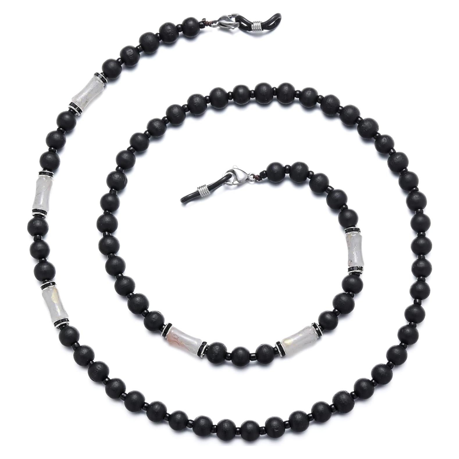 Cadena de Gafas GIOLOYS de Madera Hecha a Mano 69.85 cm