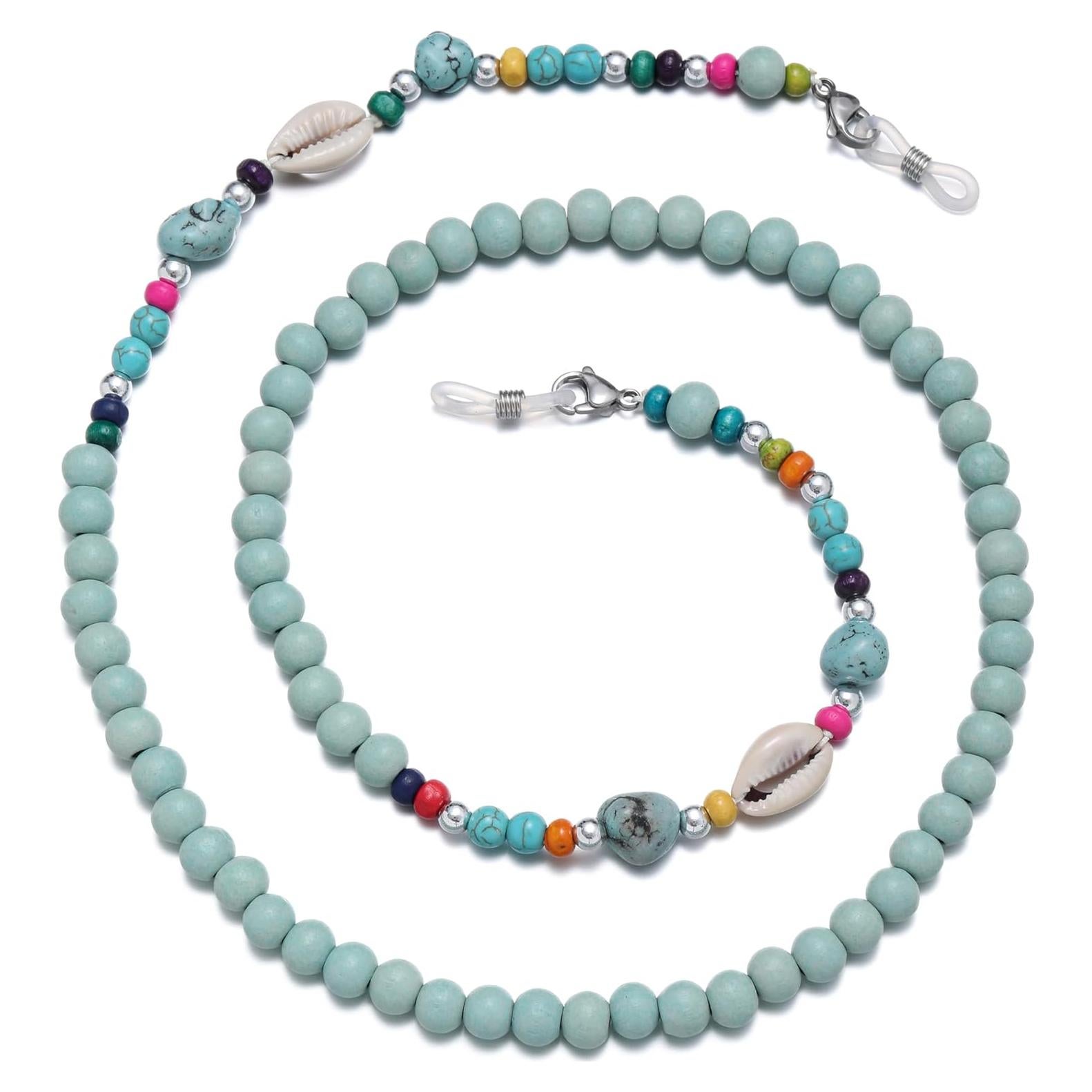 Cadena de Gafas GIOLOYS de Madera Hecha a Mano 69.85 cm