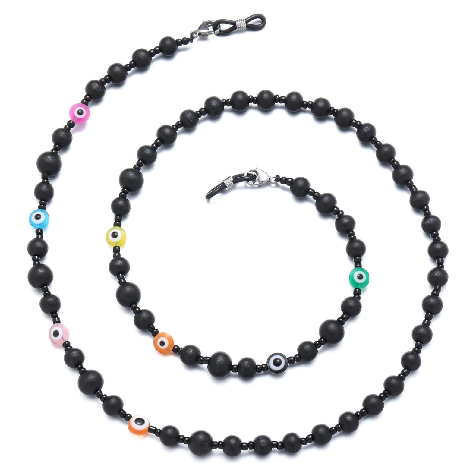 Cadena de Gafas GIOLOYS de Madera Hecha a Mano 69.85 cm